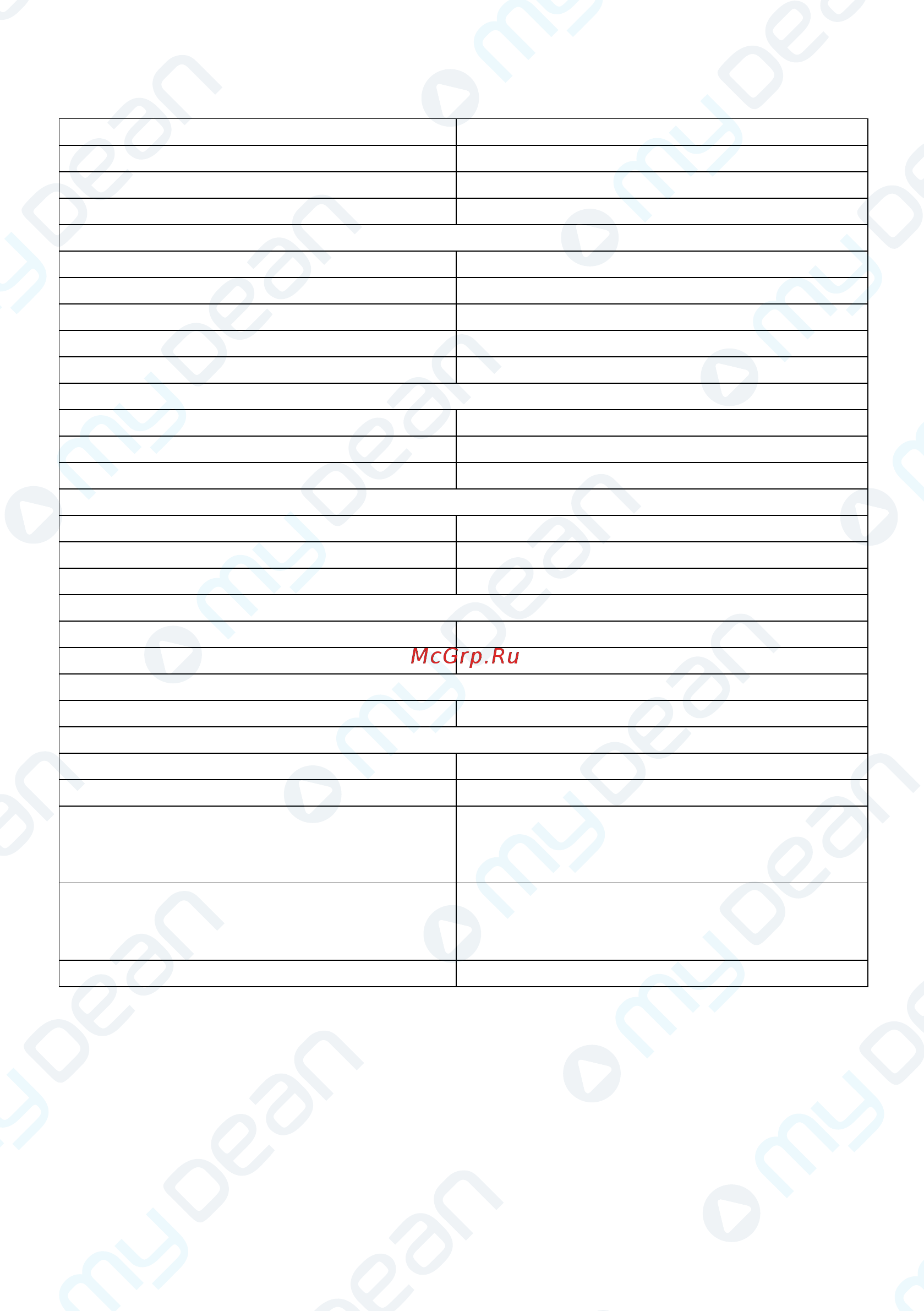 MyDean 4804 [20/24] Технические характеристики