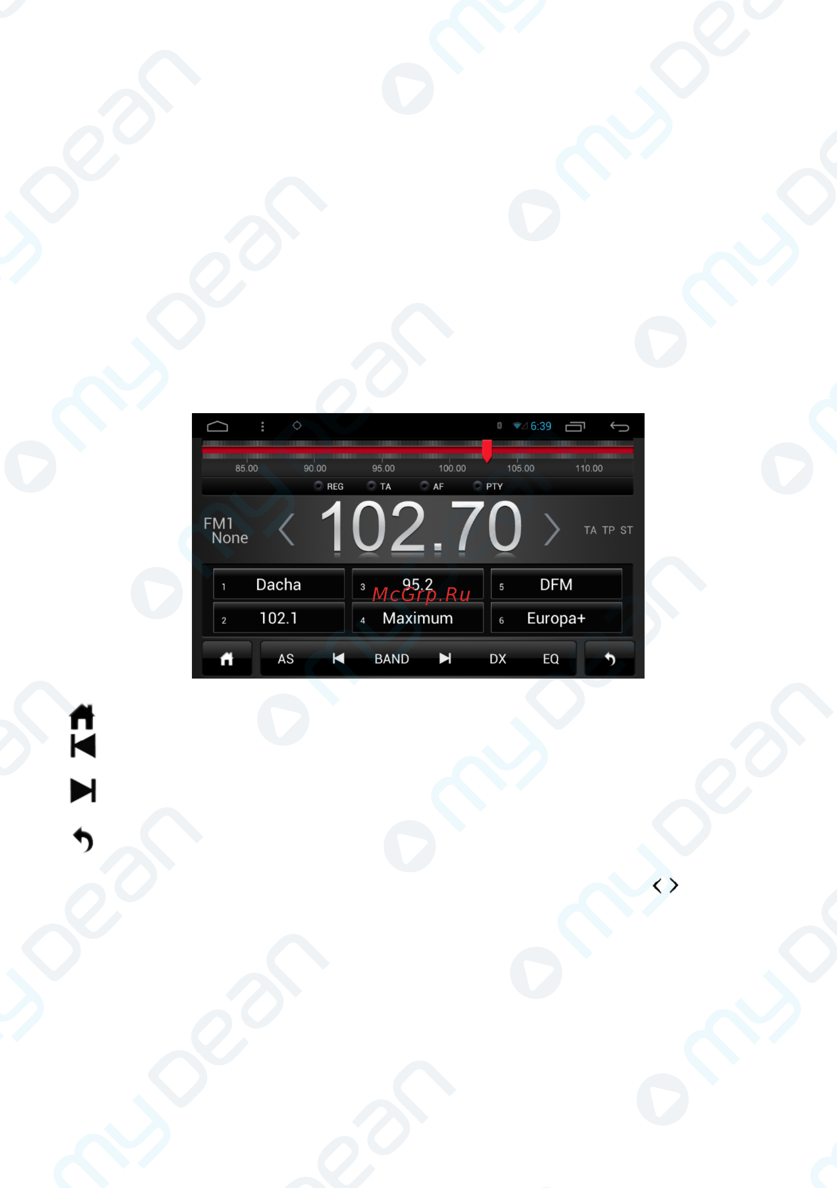 MyDean 4804 [8/24] Использование навигационного по