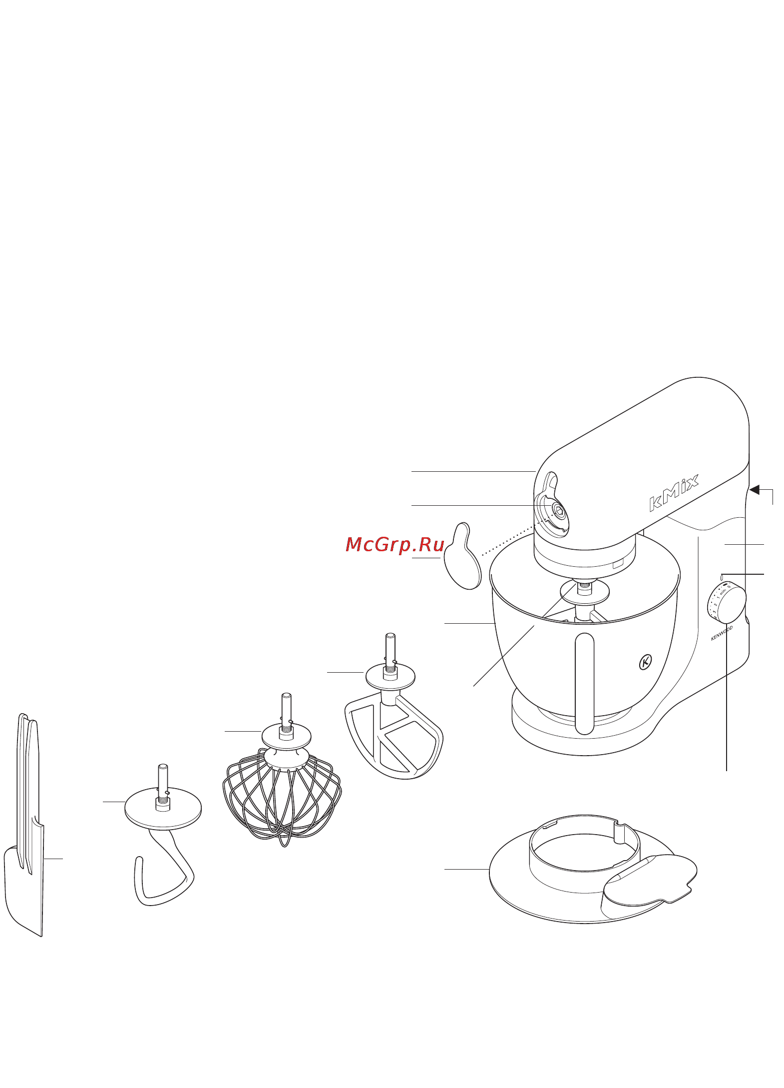 Kenwood KMX50GR (OW20011031) [38/125] Conheça a sua máquina de cozinha kenwood