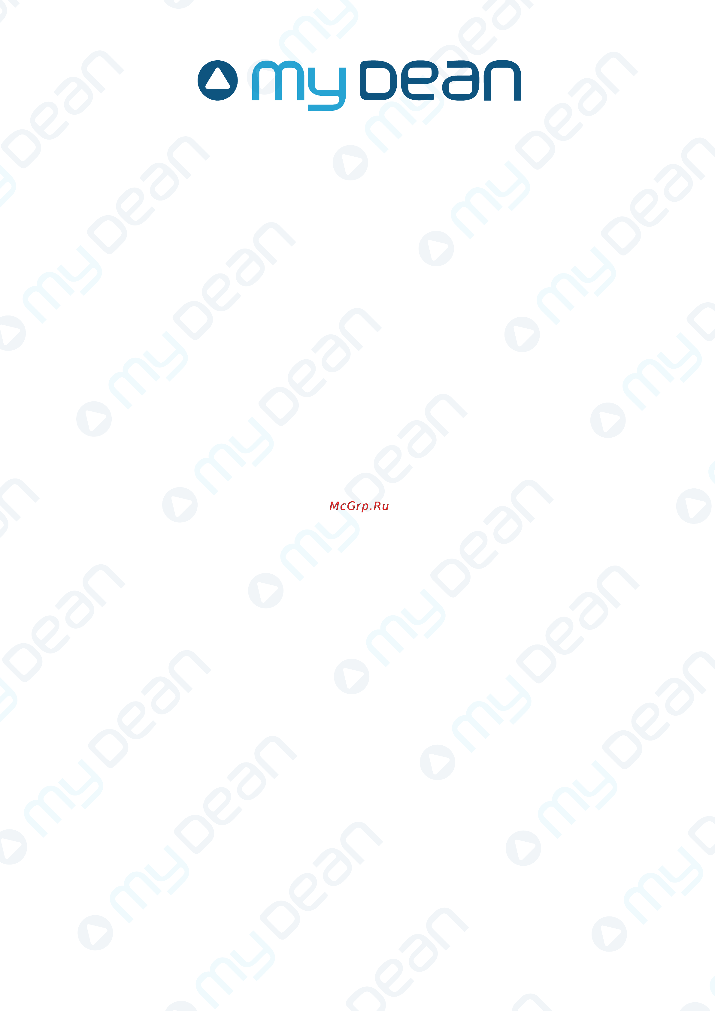 MyDean 2804-1 Инструкция по установке онлайн