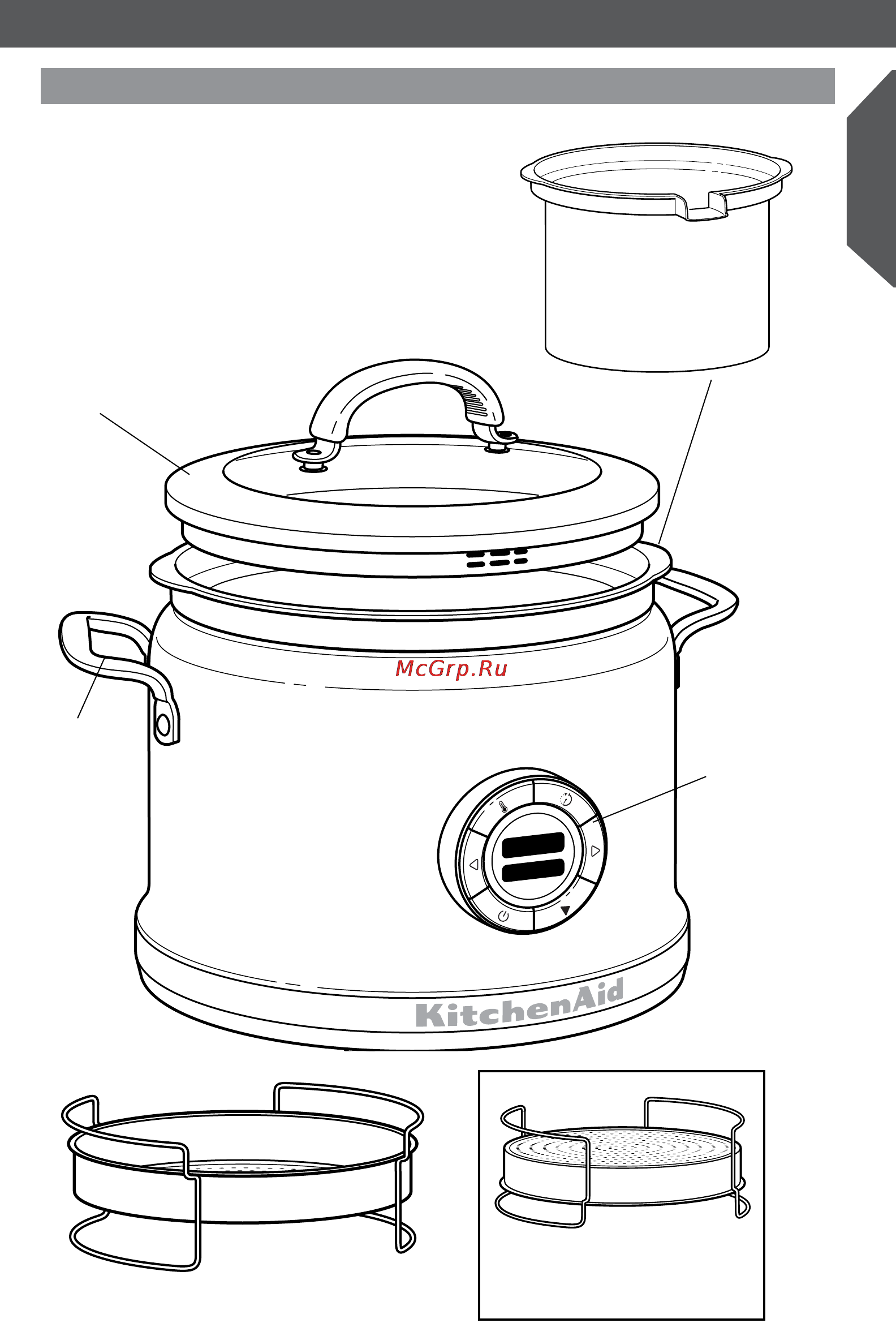 KitchenAid 5KMC4244EAC [5/26] Части и их характеристики
