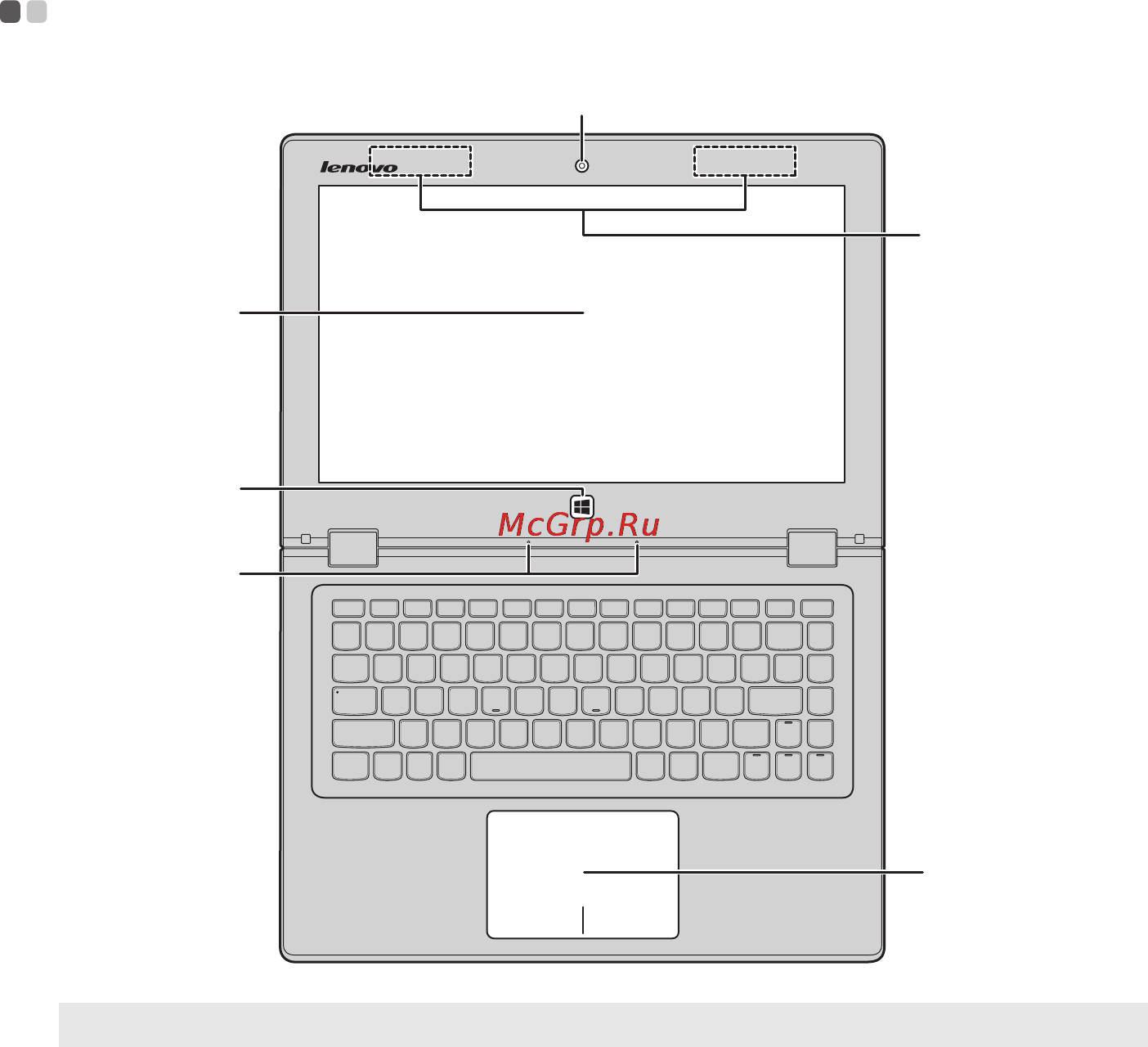 Lenovo Yoga 3 14 (80JH0018RK) [5/41] Вид сверху