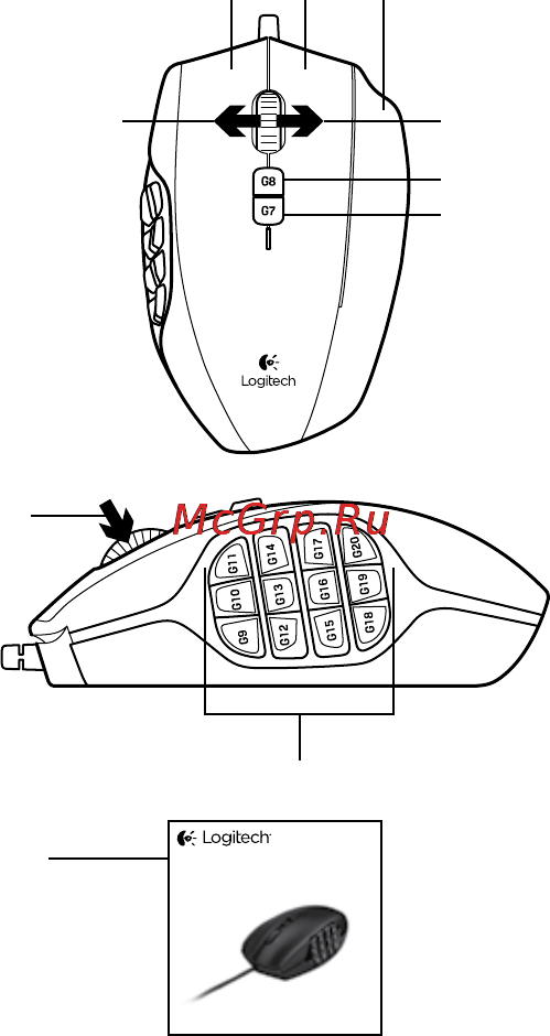 Logitech G600 (910-003629) [2/9] Знакомство с продуктом