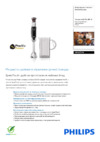 Philips HR 1670 Брошюра