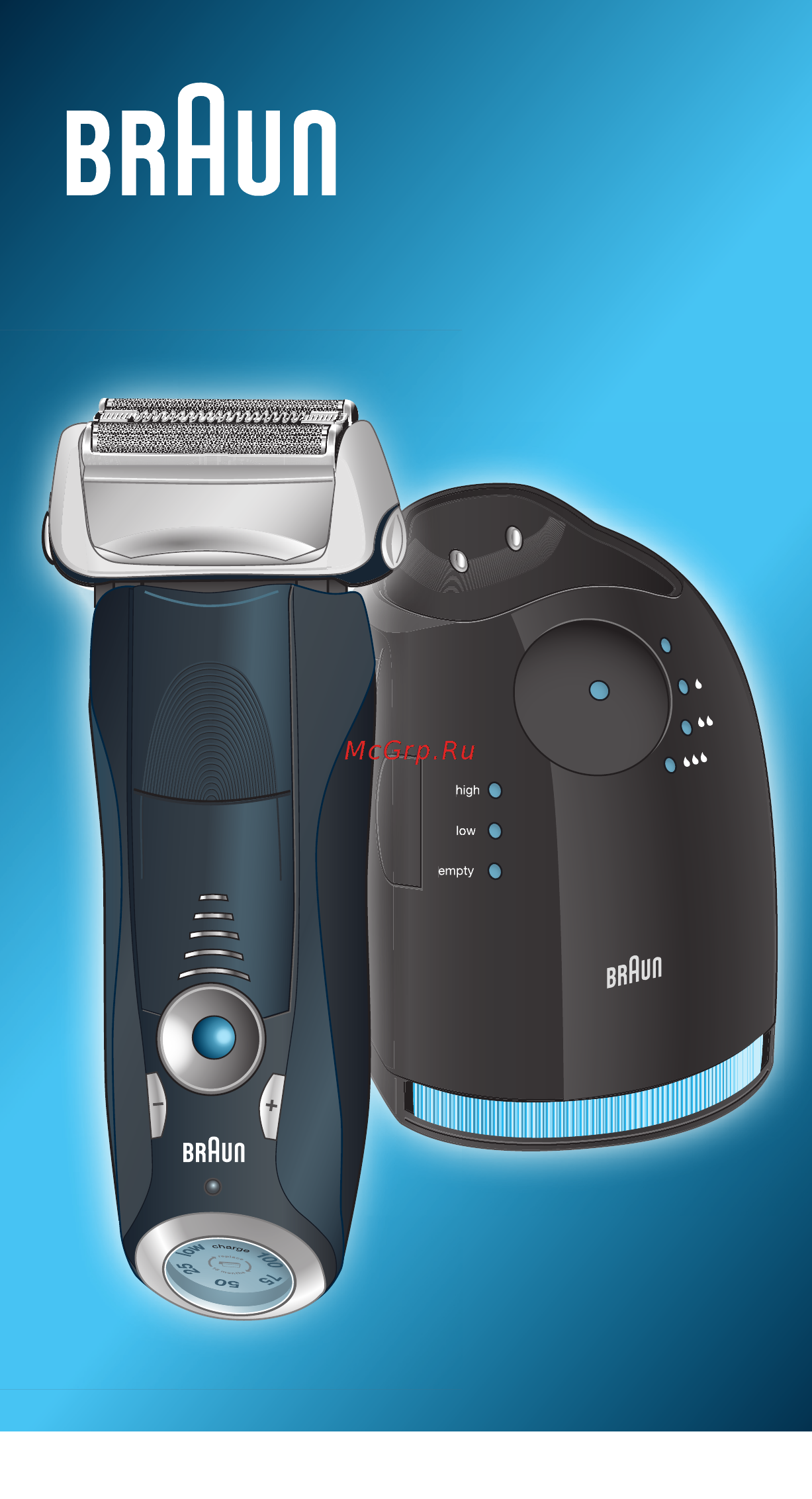Braun Series 7 760 CC-4 Инструкция по эксплуатации онлайн