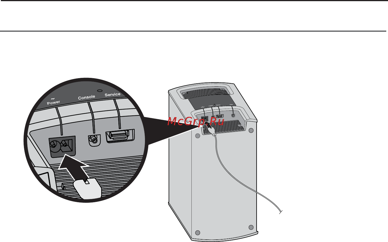 Bose CineMate 130 Black [11/34] Подключение питания к модулю acoustimass