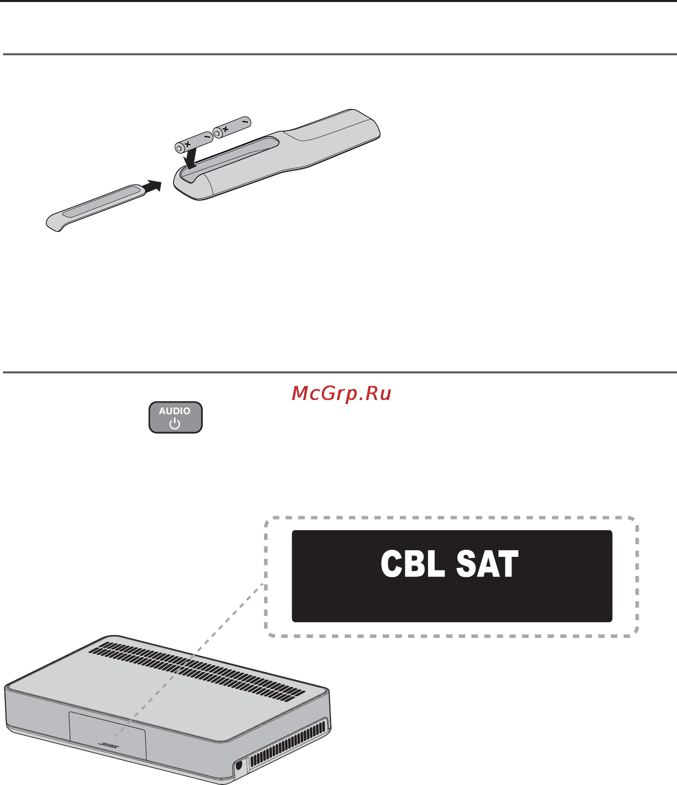 Bose CineMate 130 Black [18/34] Включение питания системы
