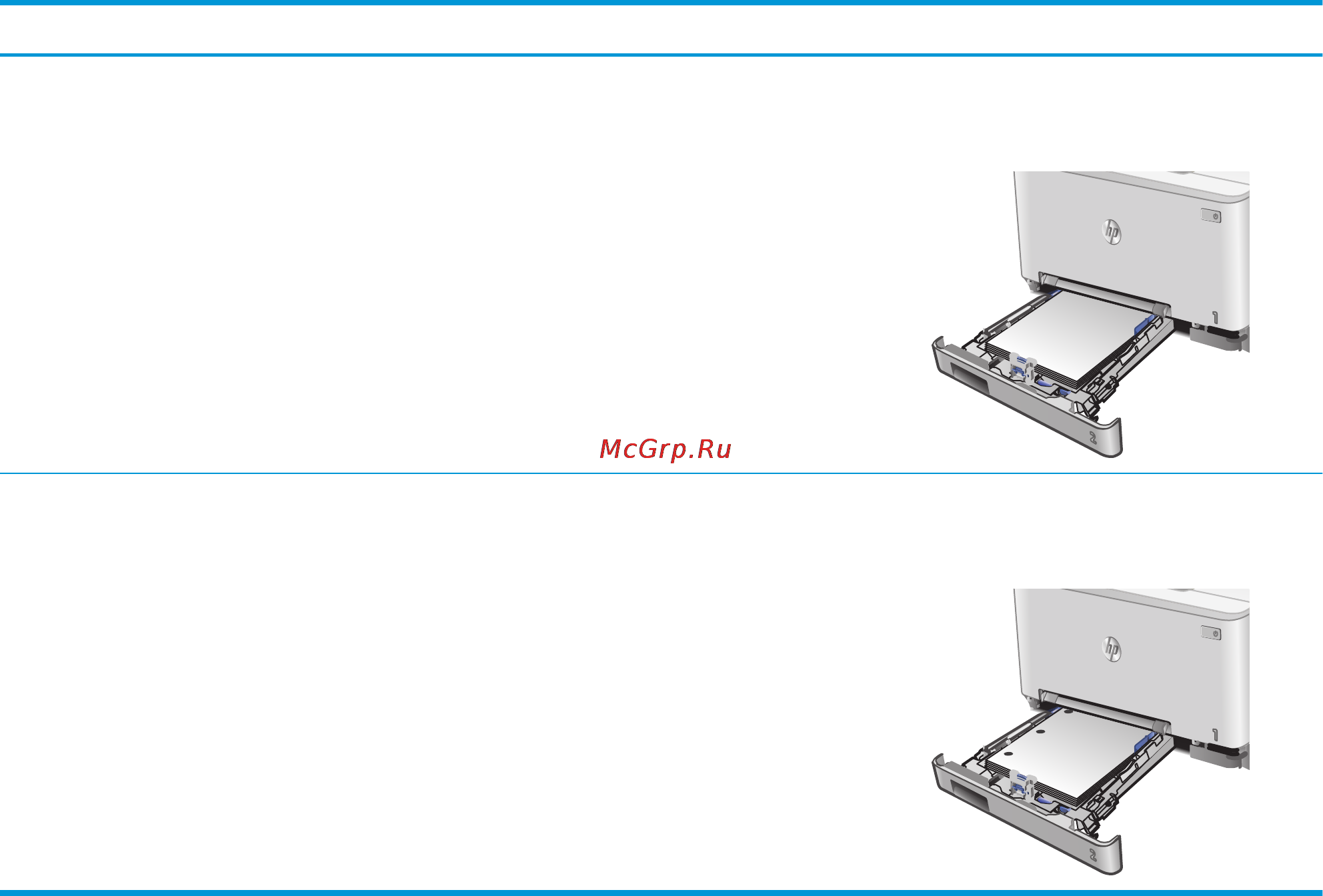 HP laserjet pro 200 color mfpm274n [33/130] Ruww загрузка бумаги в лоток 2 23