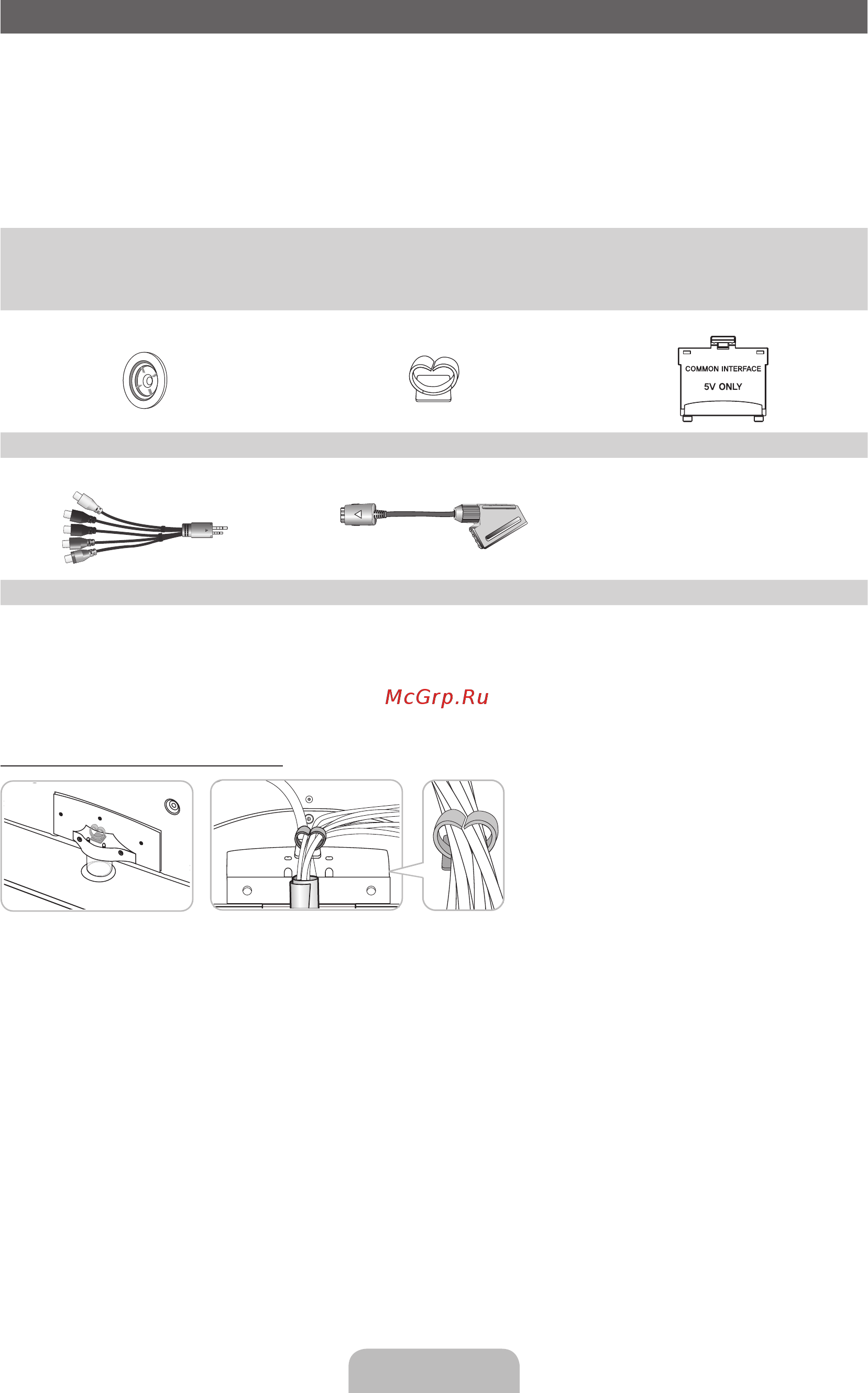 Samsung UE-32 D6100SW [3/84] Accessories