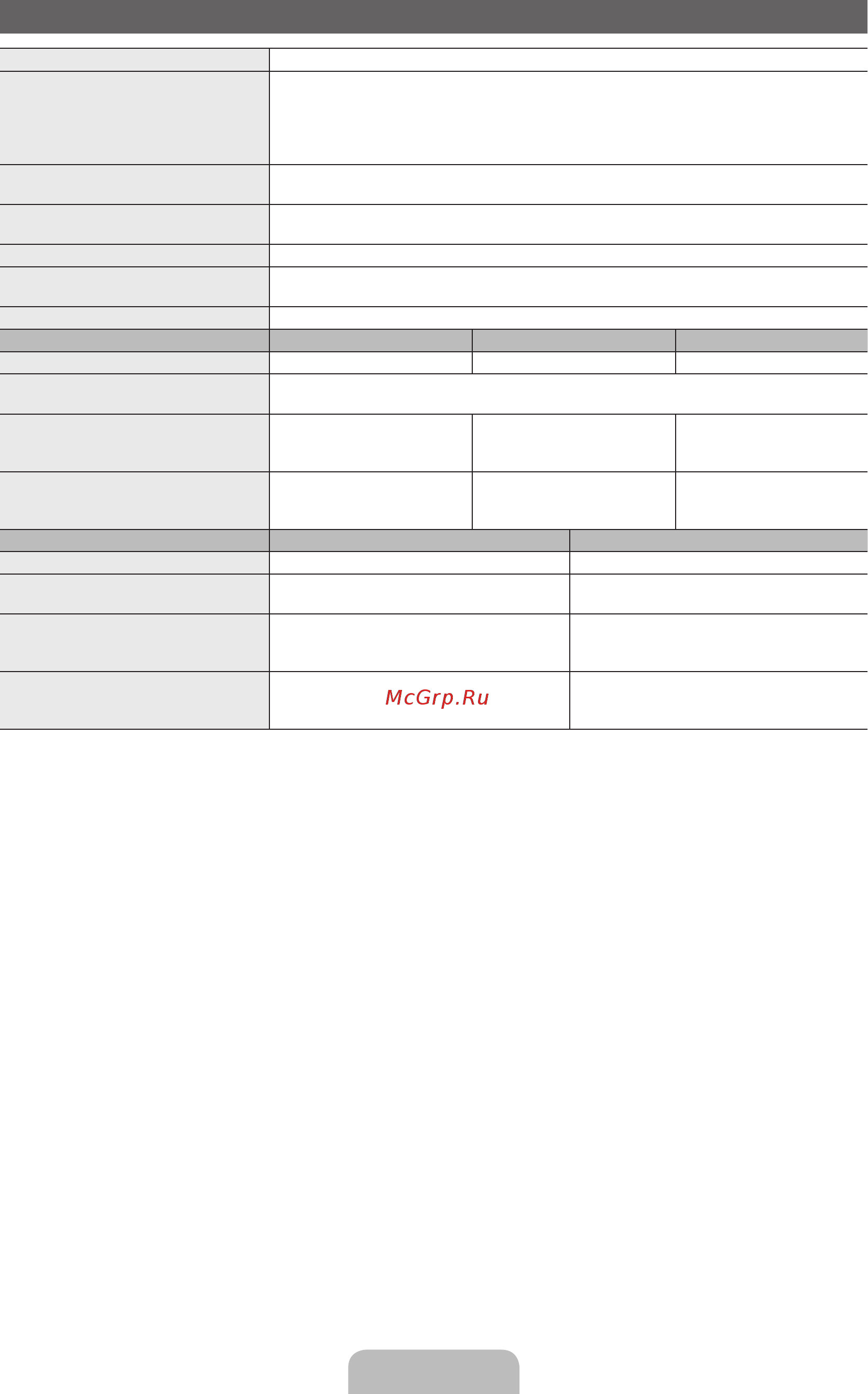 Samsung UE-32 D6100SW [63/84] Характеристики