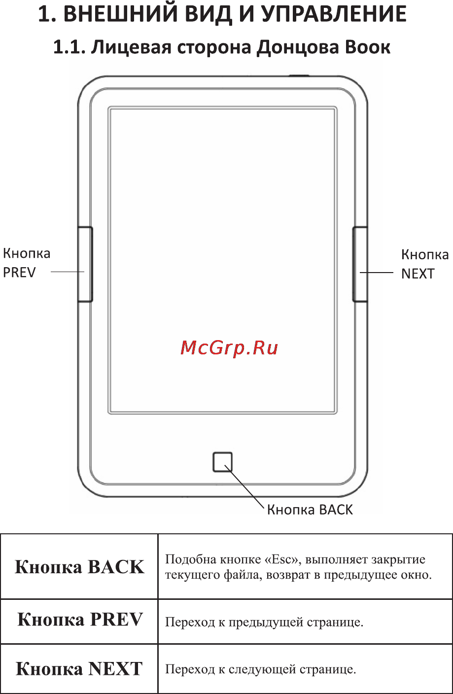 Onyx Dontsova Book Black [4/26] Кнопка back