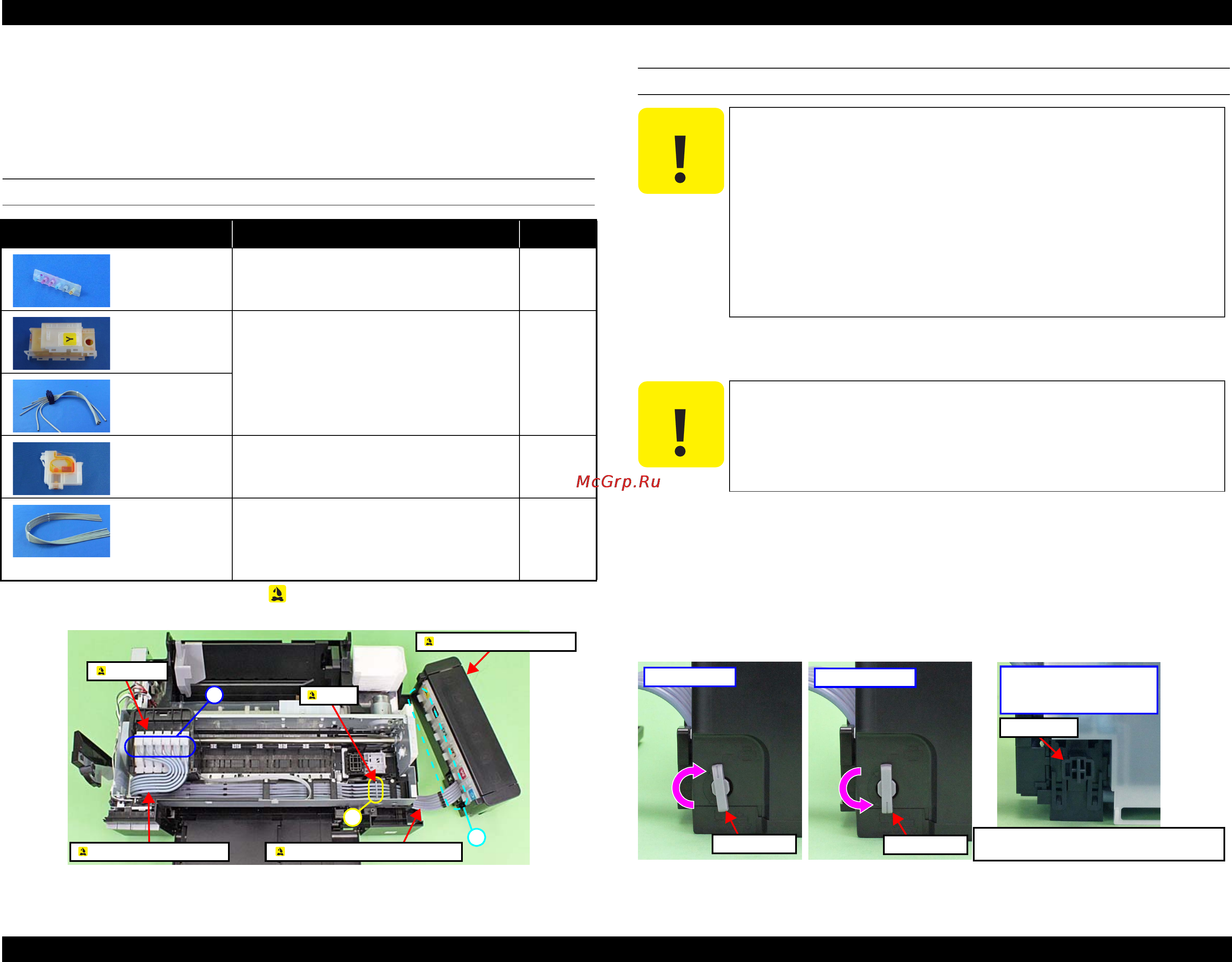 Epson L800 [11/105] Factors which affect the safety of service personnel such as ink leakage during operation