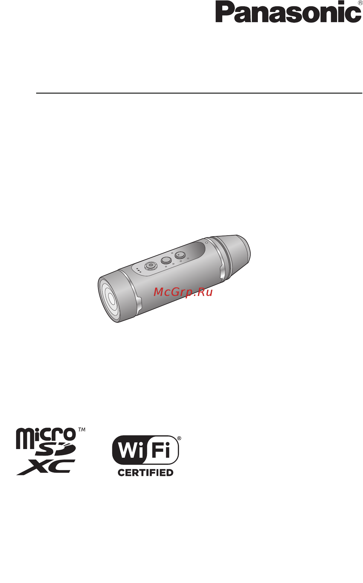 Panasonic HX-A1M Black Инструкция по эксплуатации онлайн