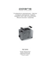 Polaris PET 0910 Инструкция по эксплуатации