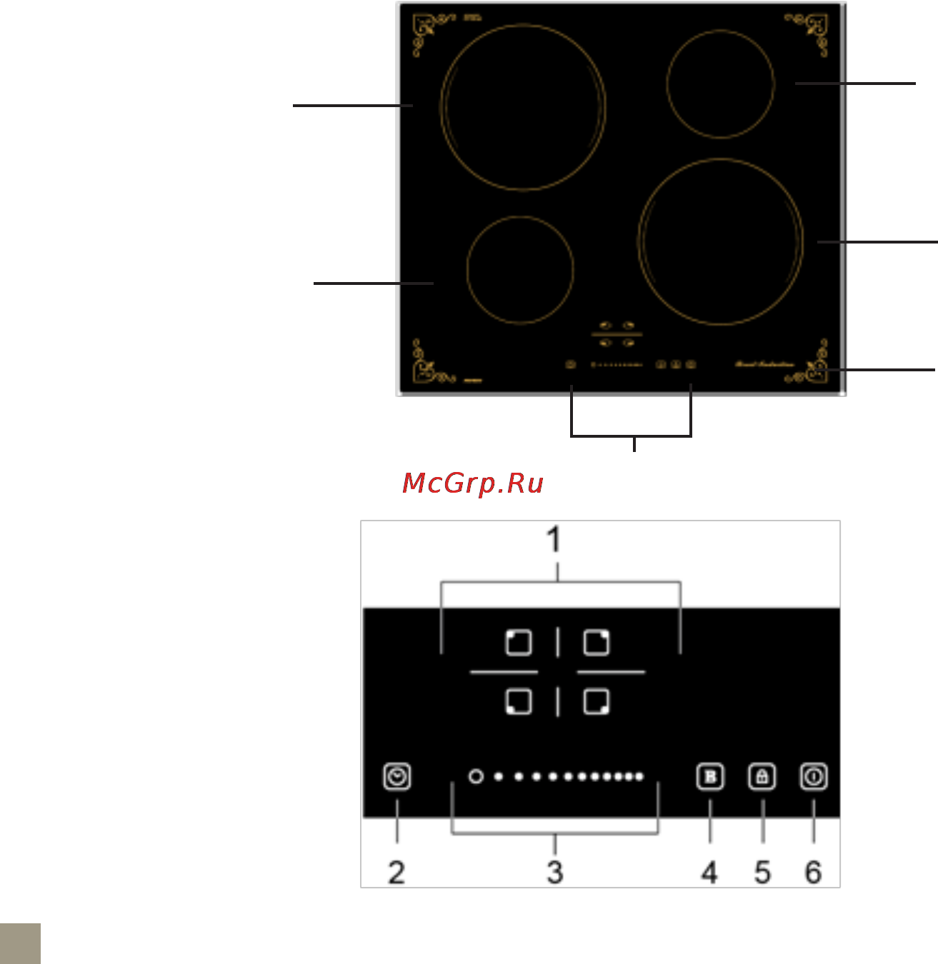 Avex ERBM 604 W [5/24] Описание и техническая информация индукционная варочная поверхность avex модель erbm 604 w