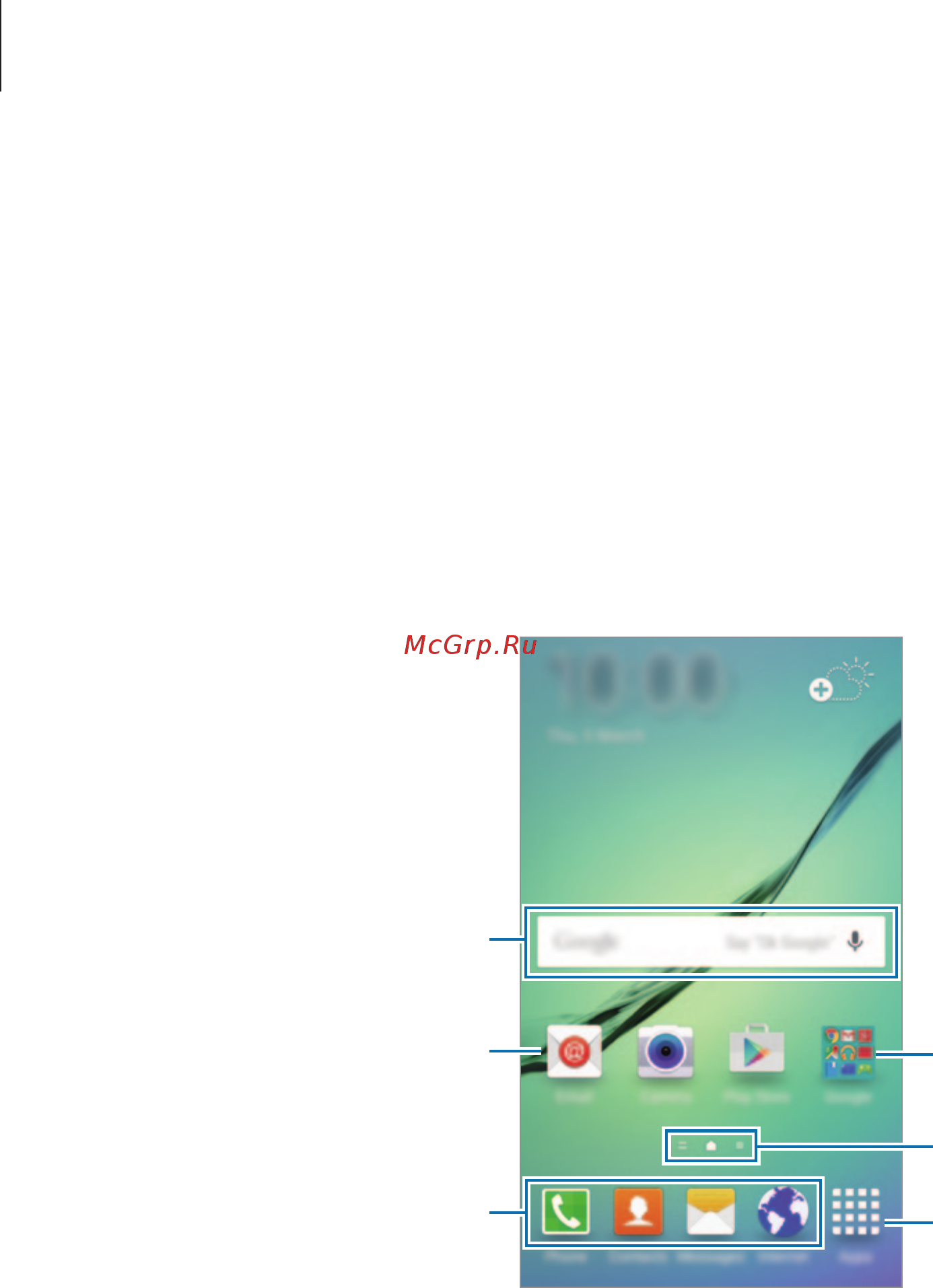 Samsung Galaxy S6 Edge 32Gb SM-G925X [19/146] Главный экран
