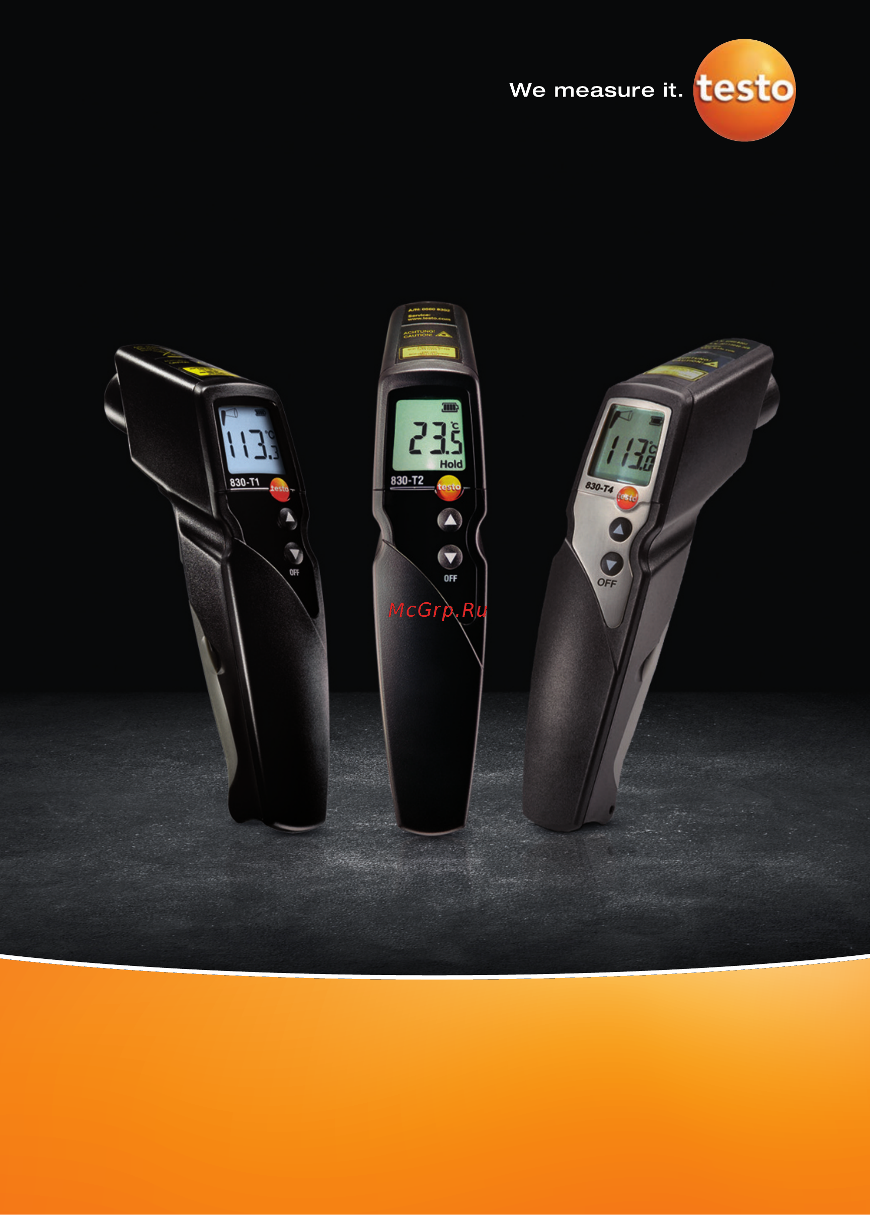 Testo 830-T2 Руководство по ИК измерениям онлайн
