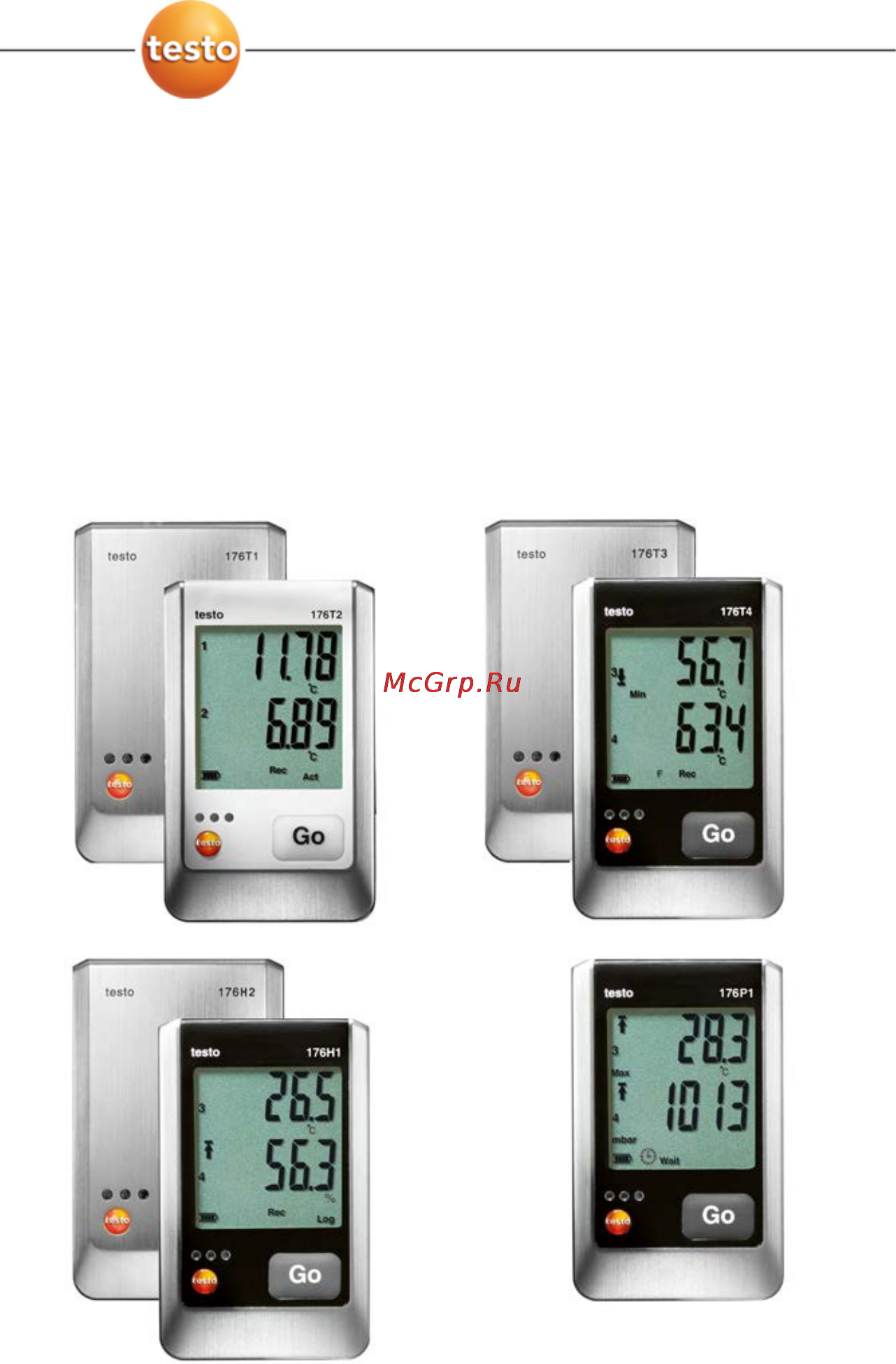 Testo 176 H1 Руководство по эксплуатации онлайн