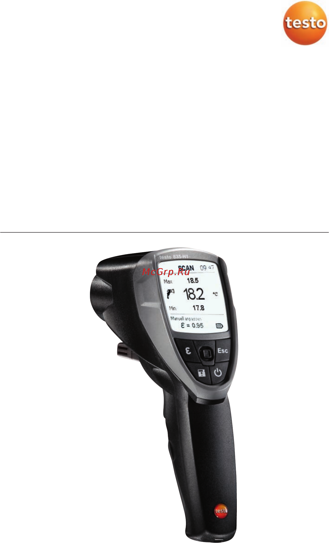 Testo 835-H1 Руководство по эксплуатации онлайн