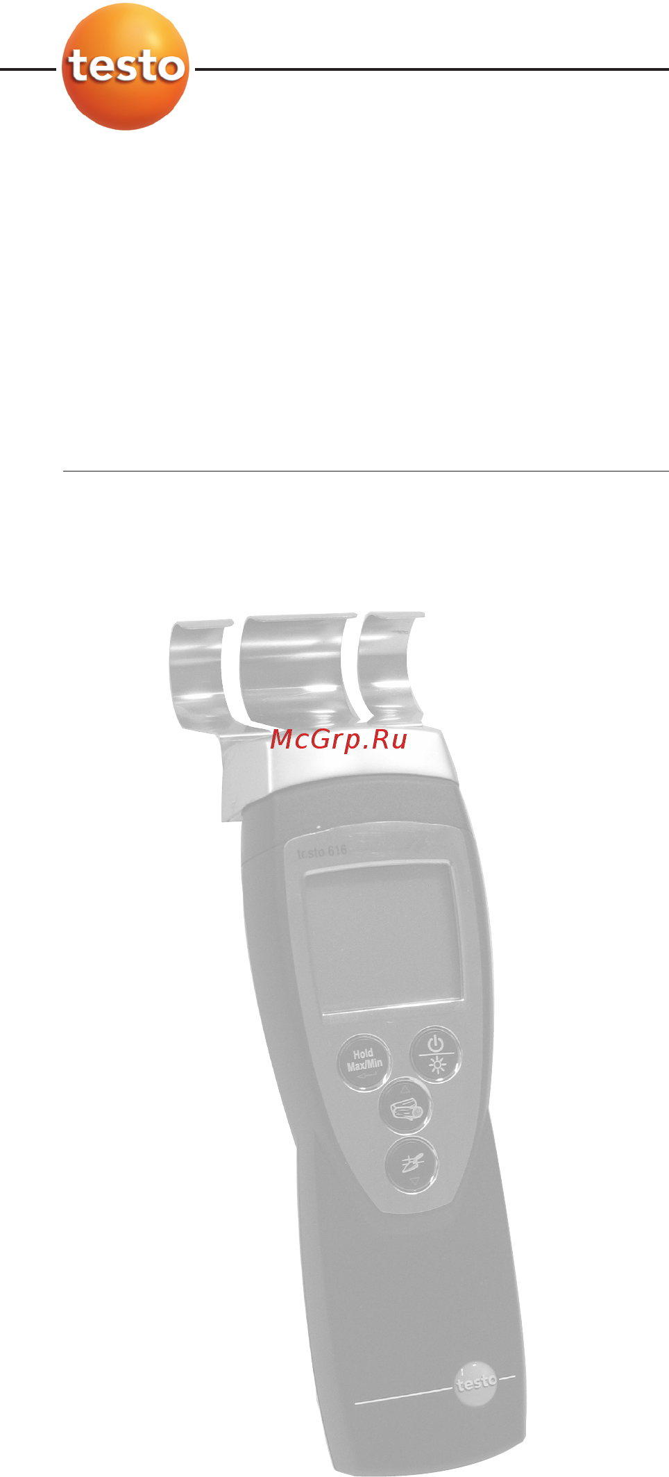 Testo 616 Руководство по эксплуатации онлайн