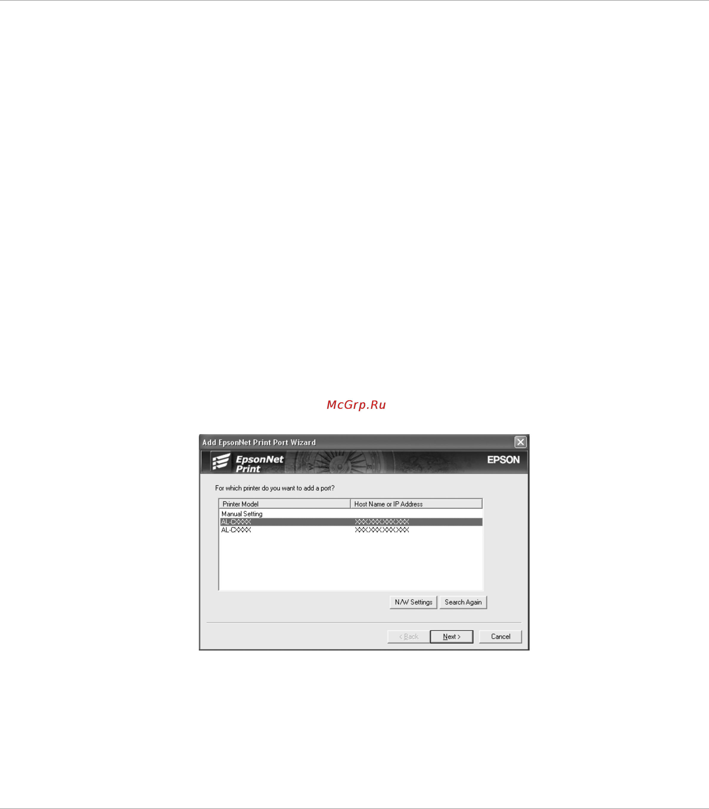 Epson Stylus SX235W Руководство по EpsonNet Print онлайн [9/22] 50364