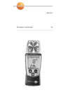 Testo 410 Руководство по эксплуатации