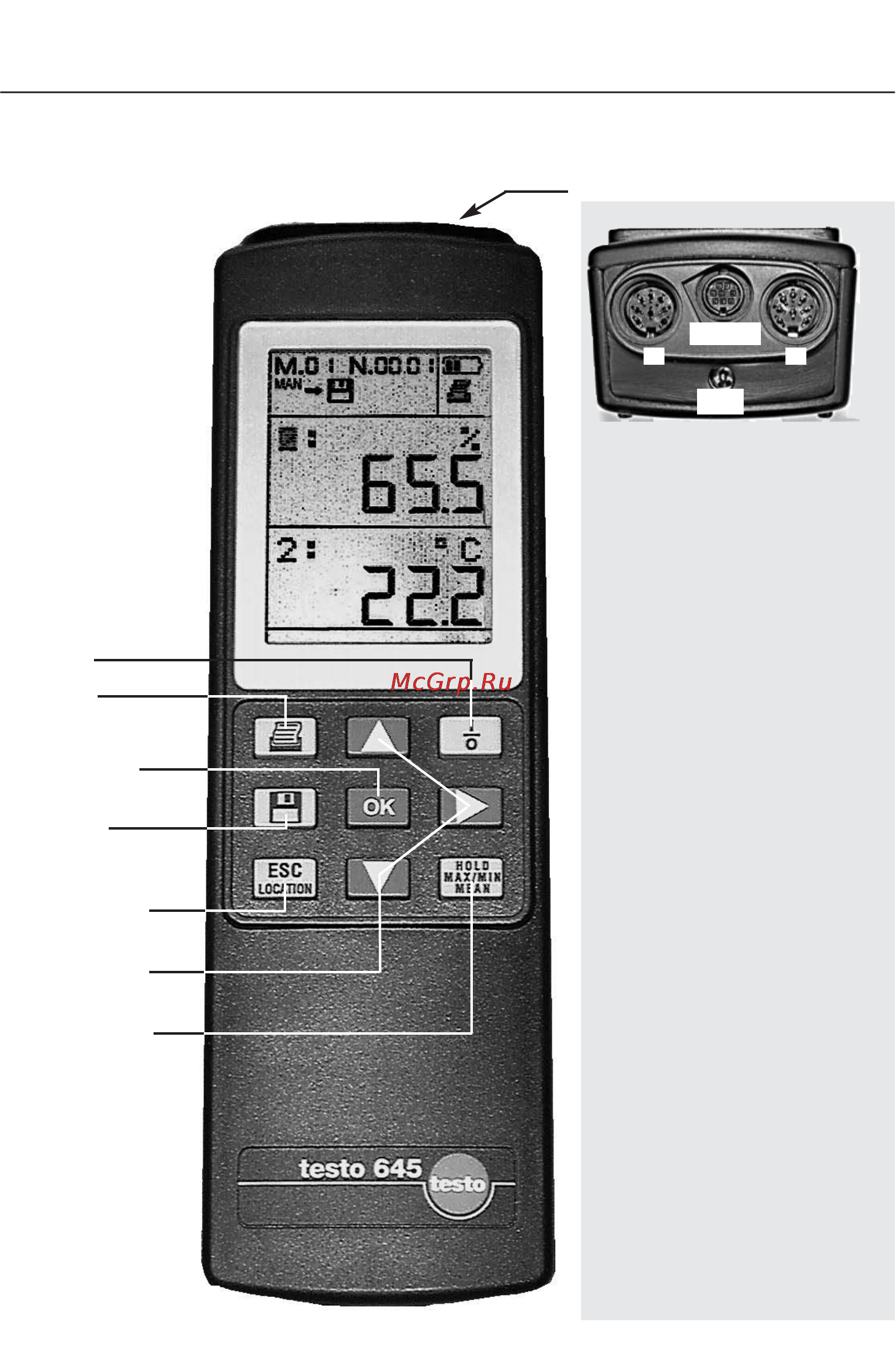 Testo 445 [6/44] Описание прибора