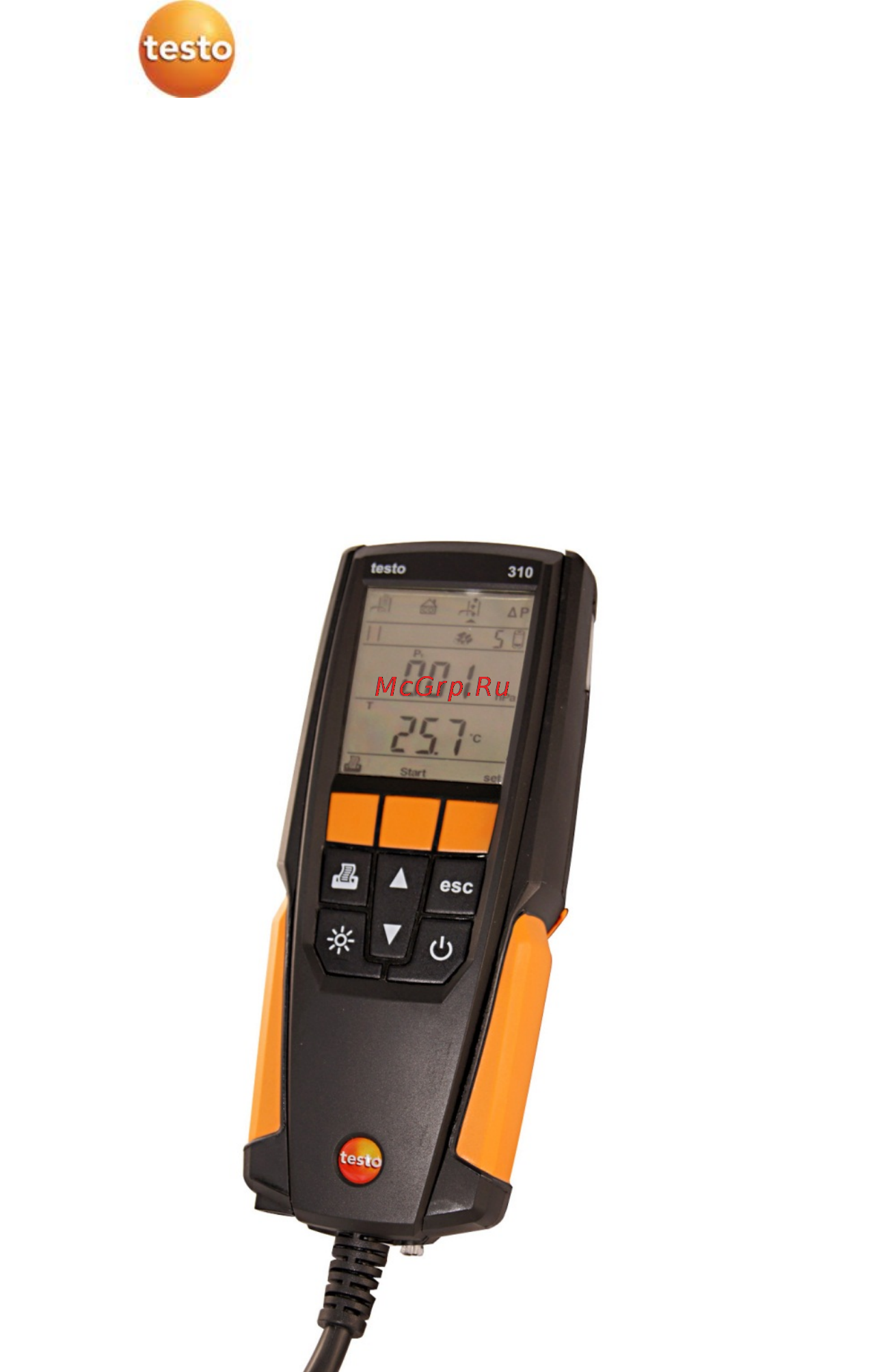 Testo 310 Инструкция по эксплуатации онлайн