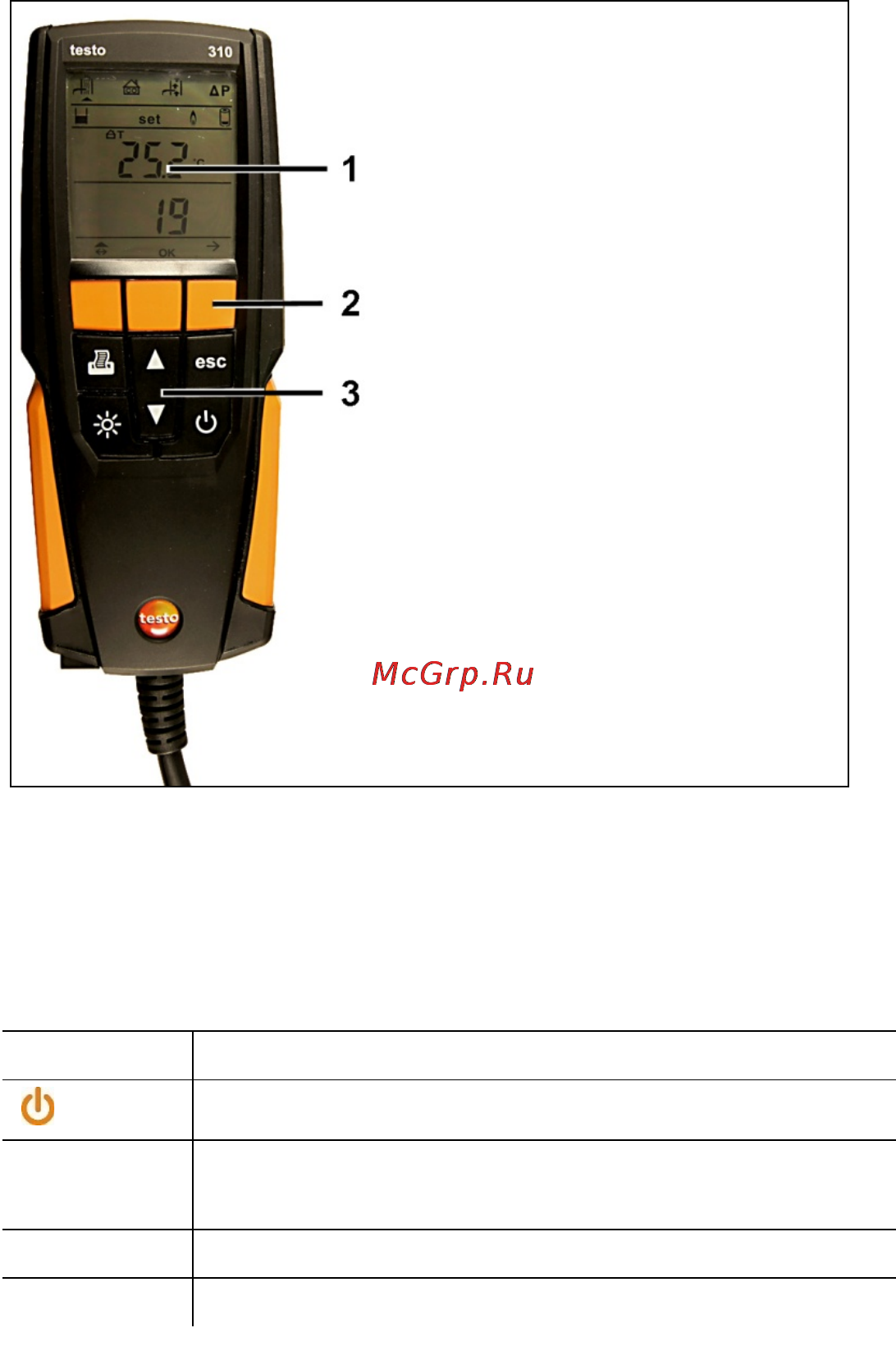 Testo 310 [10/34] Описание прибора