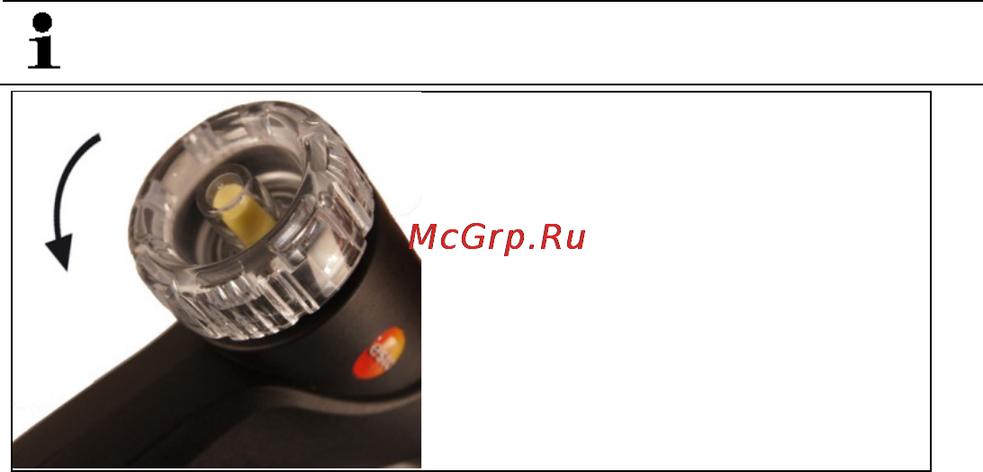 Testo 310 [30/34] Проверка замена фракционного фильтра