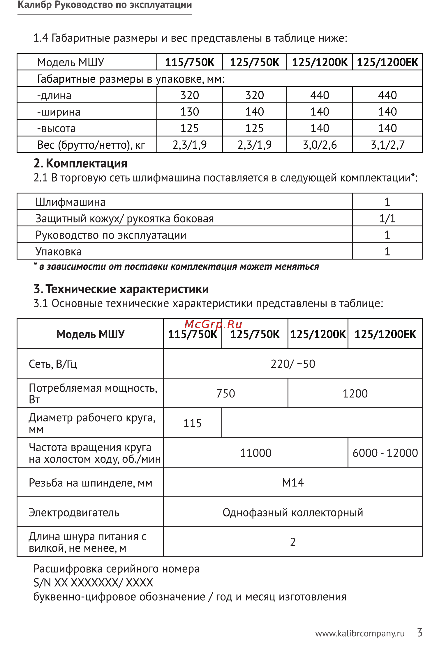 Калибр 125/ 750К [3/10] Ы xx ххххххх хххх