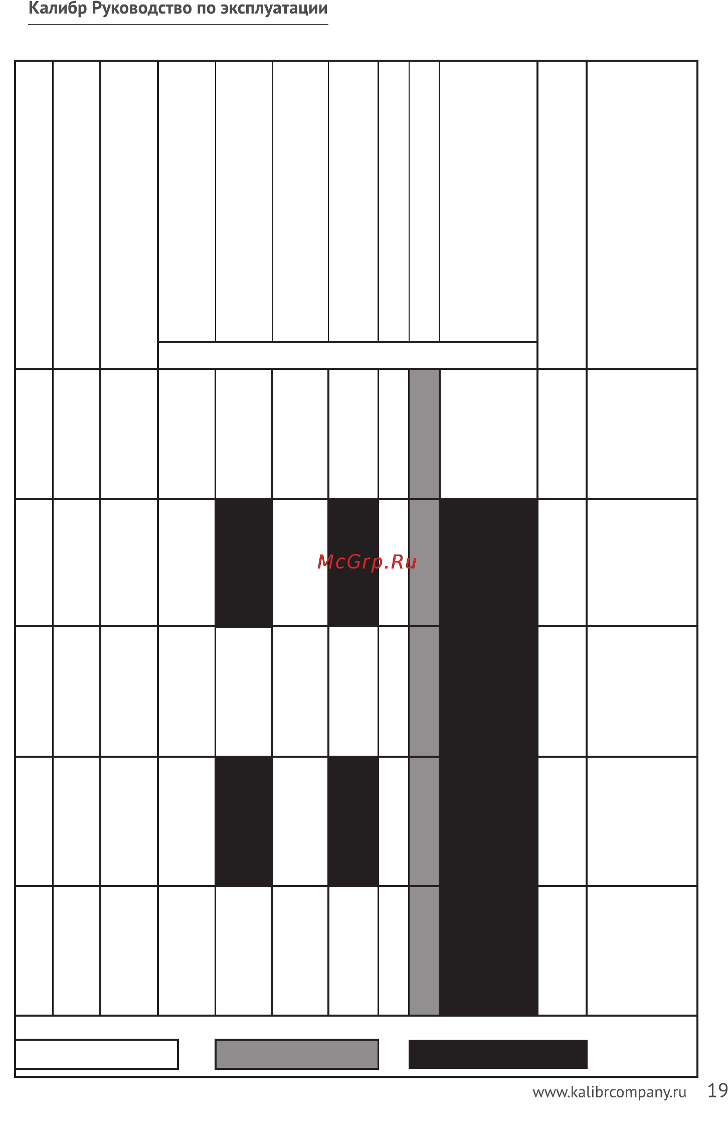 Калибр БЭГ-5511 А-2 [19/23] Отметка о проведении