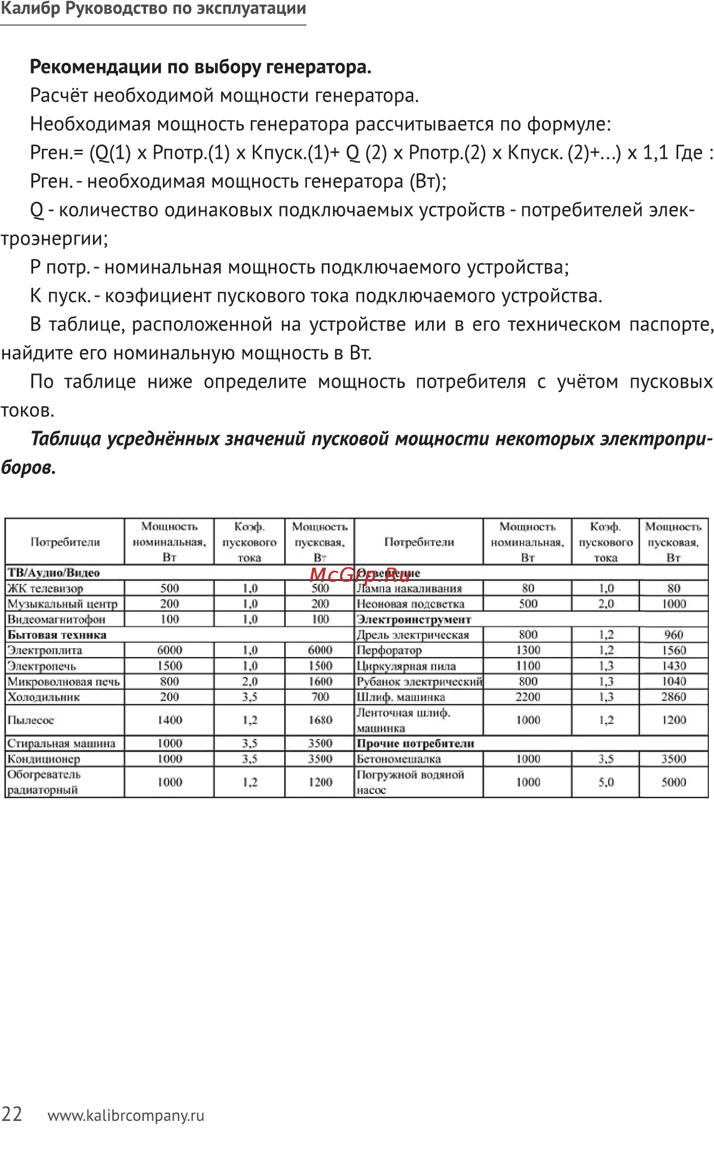 Калибр БЭГ- 1000ИК [22/23] Www kalibrcompany ru