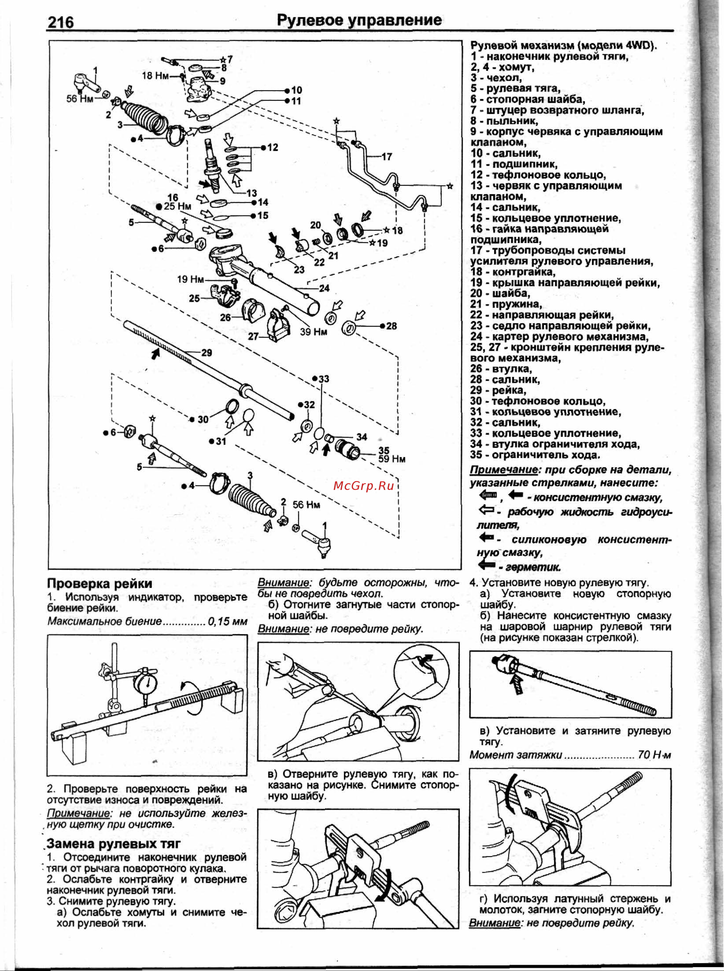 Toyota Carina (1996-2001) [215/359] Рулевое управление