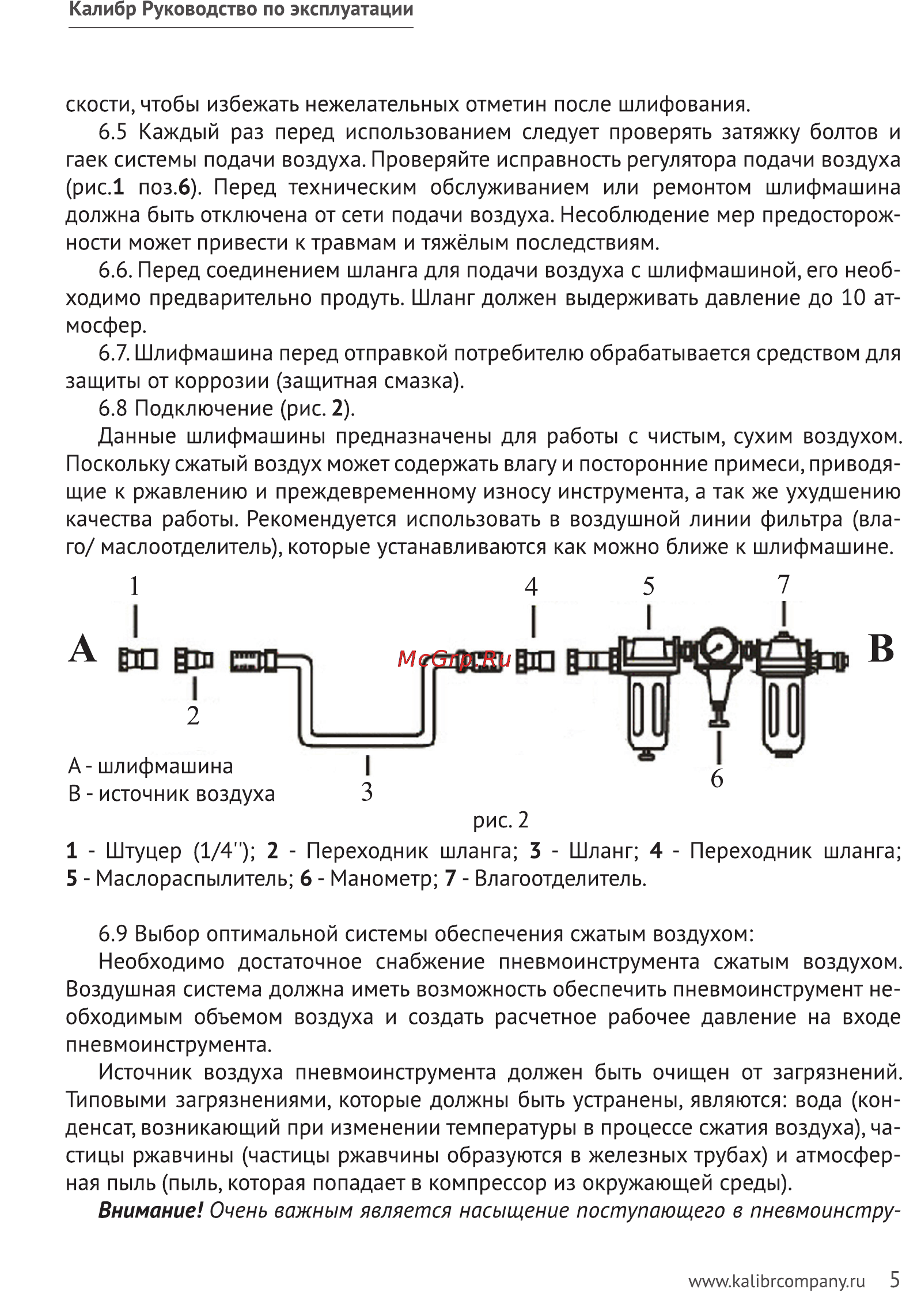 Калибр ПЭШМ-6,3/150 [5/10] Внимание