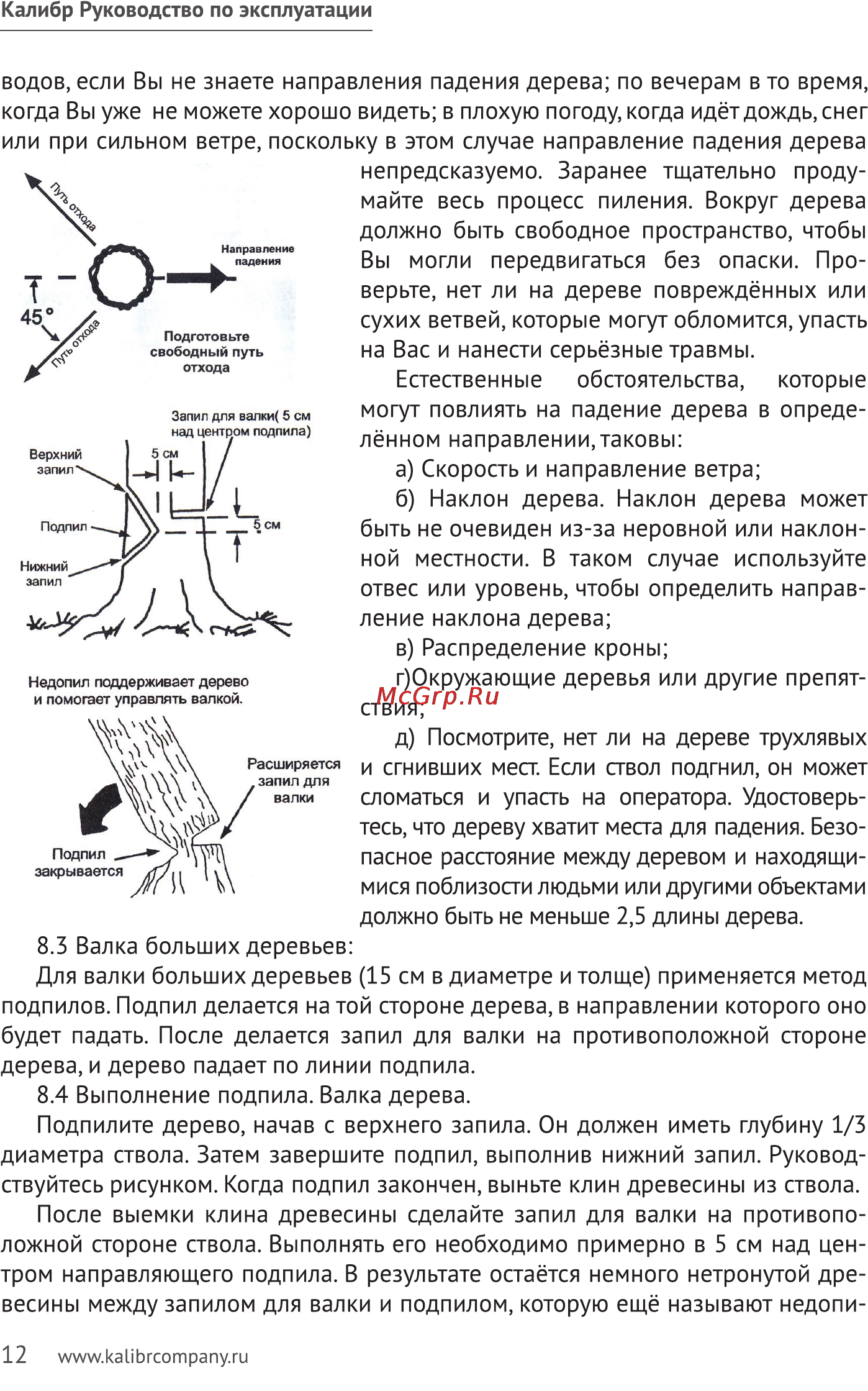 Калибр БП- 1400/16 Руководство по эксплуатации онлайн [12/20] 122544