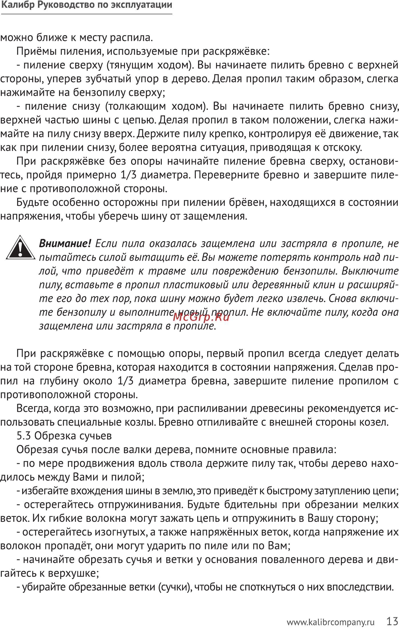 Калибр БП- 2600/18У Руководство по эксплуатации онлайн [13/24] 122554