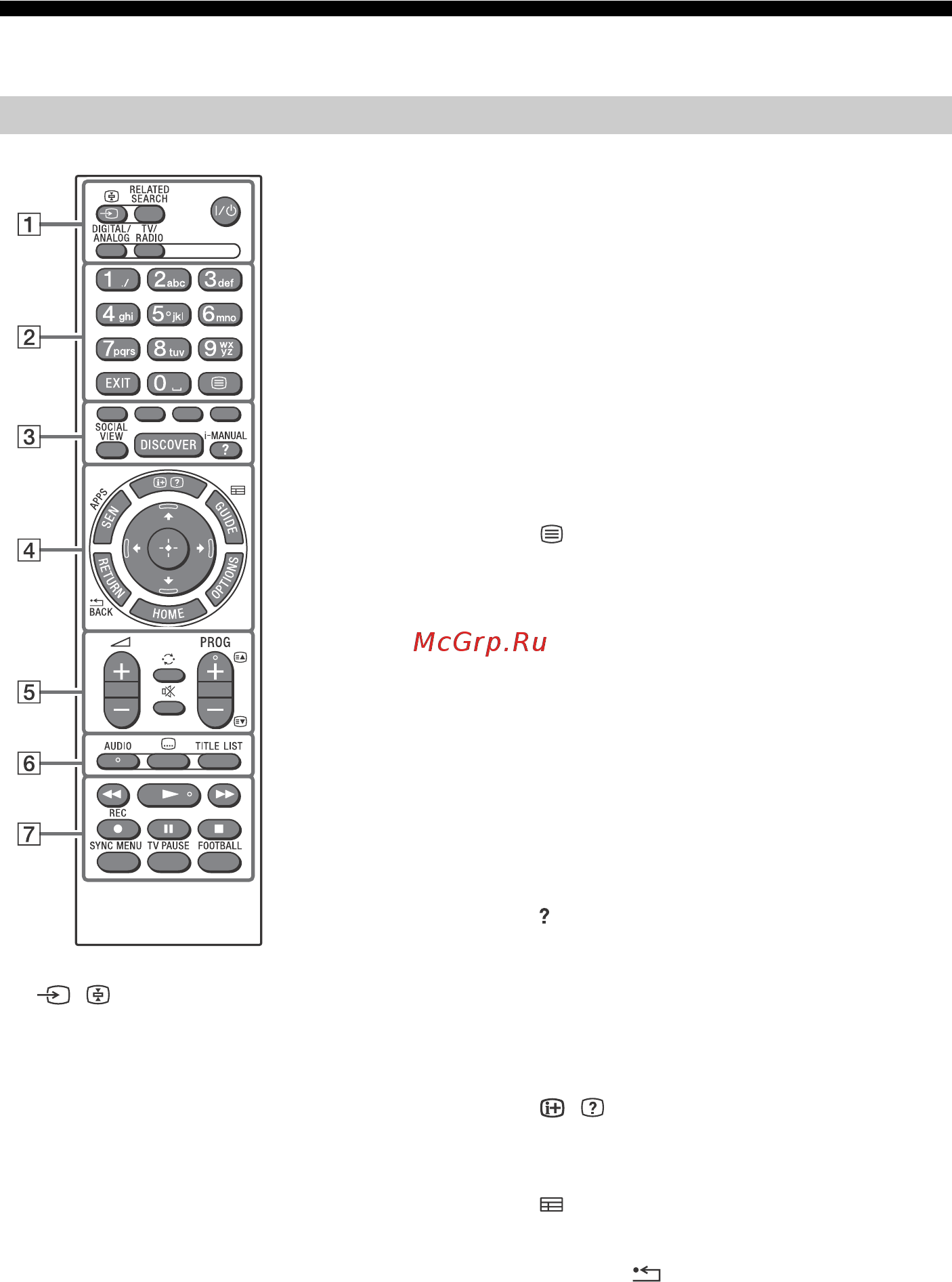 Sony KDL40W705C [10/36] Options