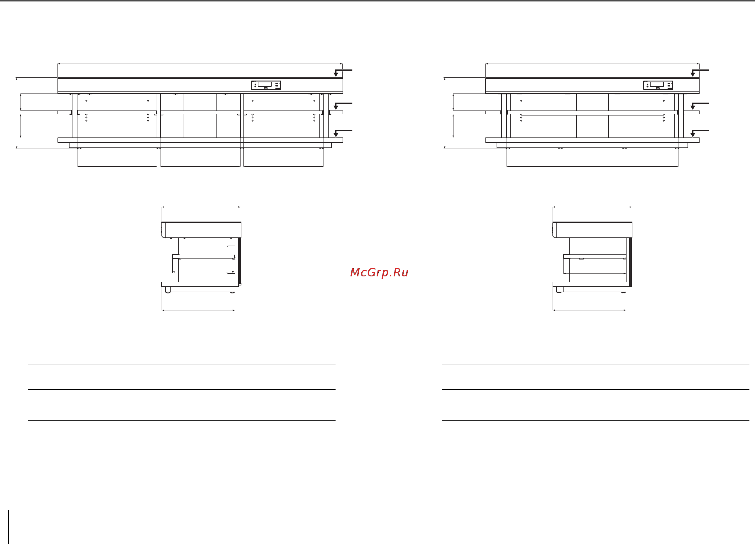Yamaha YRS-1500 BLACK [139/143] Rack dimensions and maximum load