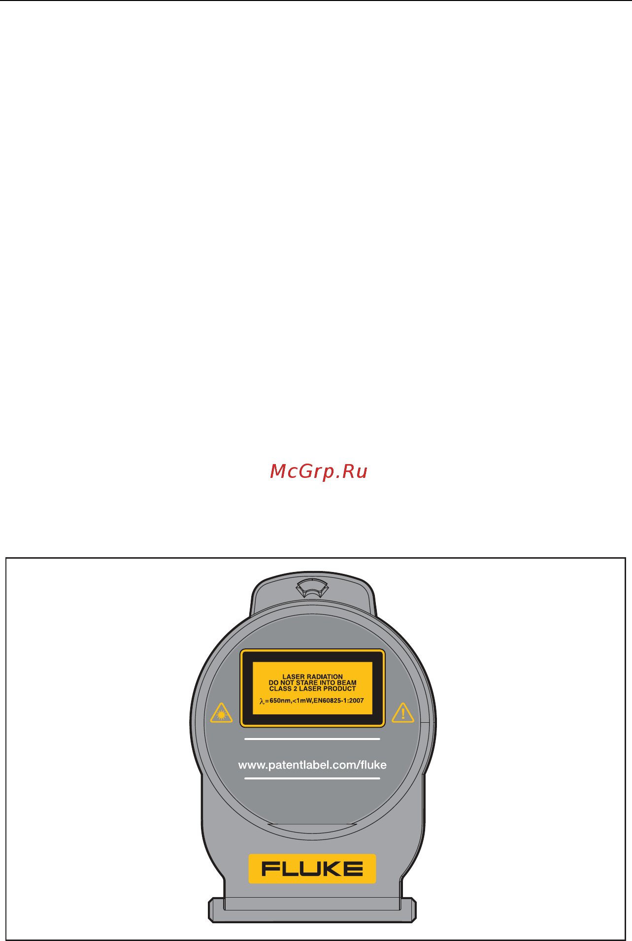 Fluke Ti105 [9/68] Информация по технике безопасности