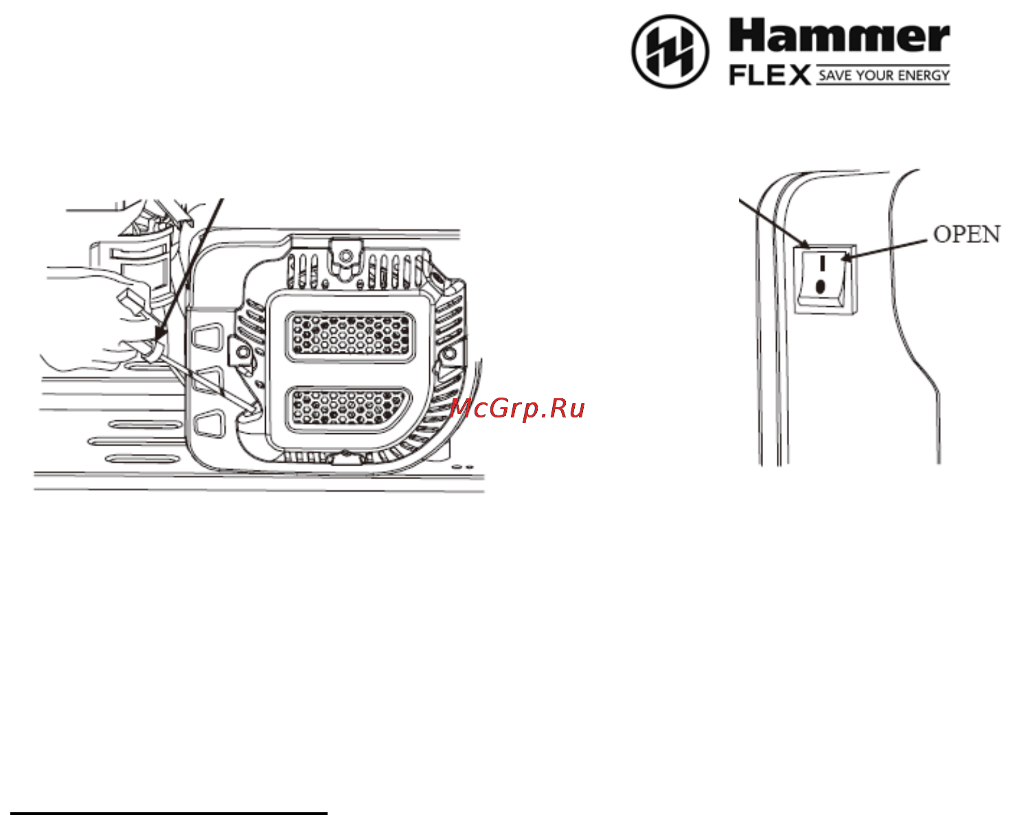 Hammer mtp4000 [12/21] Выключатель