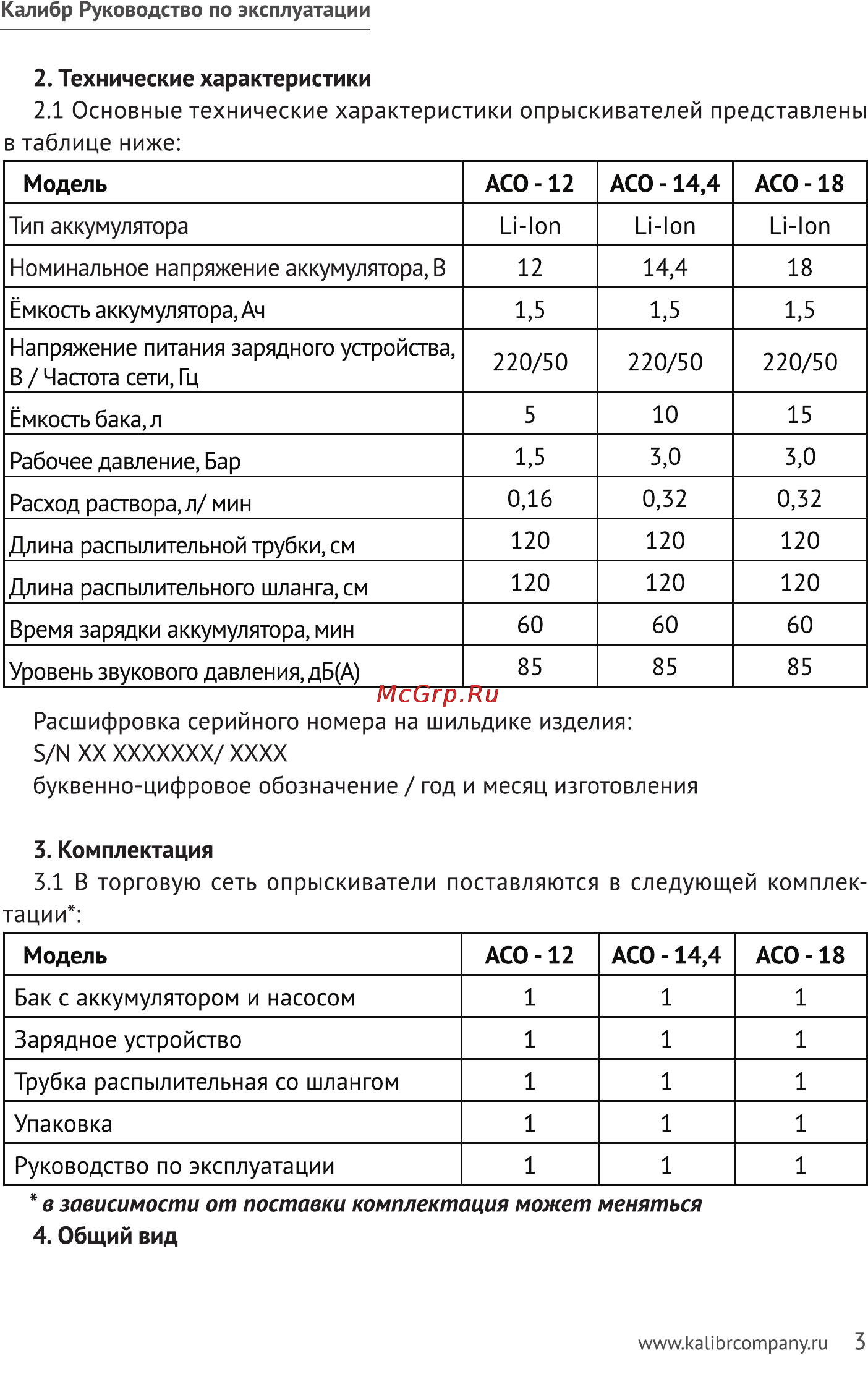 Калибр АСО-18 [3/11] Б ы ххххххххх хххх