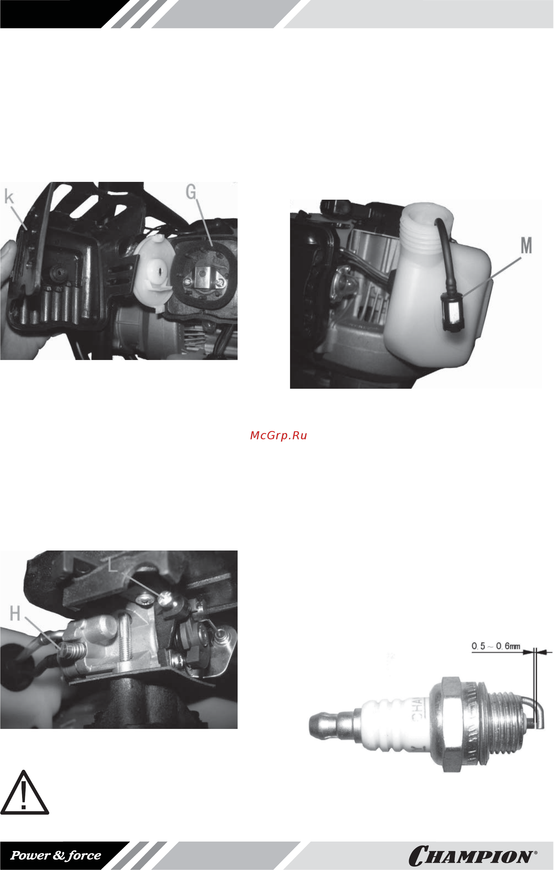 Champion AG243 (бензобур) [10/16] Карбюратор