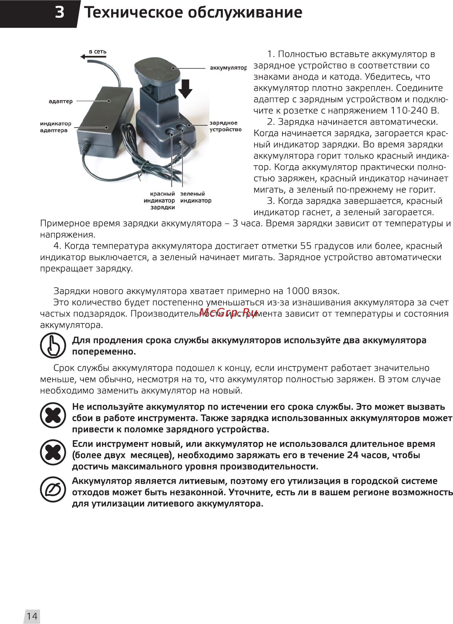 Grost rt 308 в [16/20] Техническое обслуживание