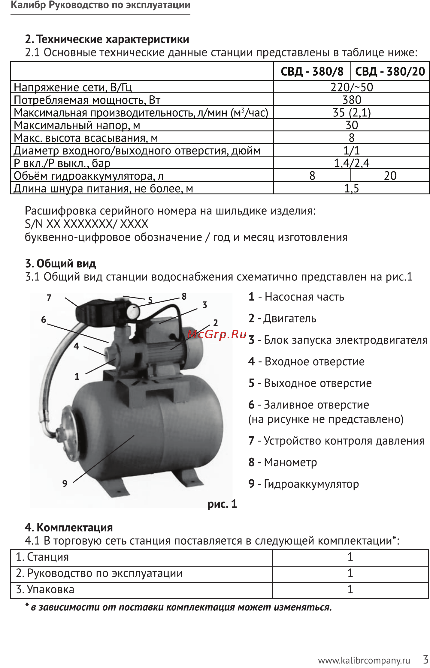 Калибр СВД- 380/20 [3/7] Б ы xx ххххххх хххх