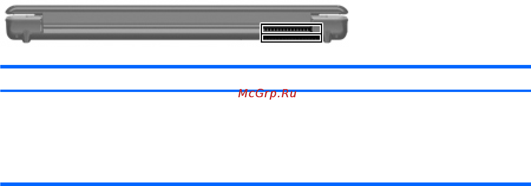 Compaq Presario CQ71-100 [15/26] Компоненты вид сзади