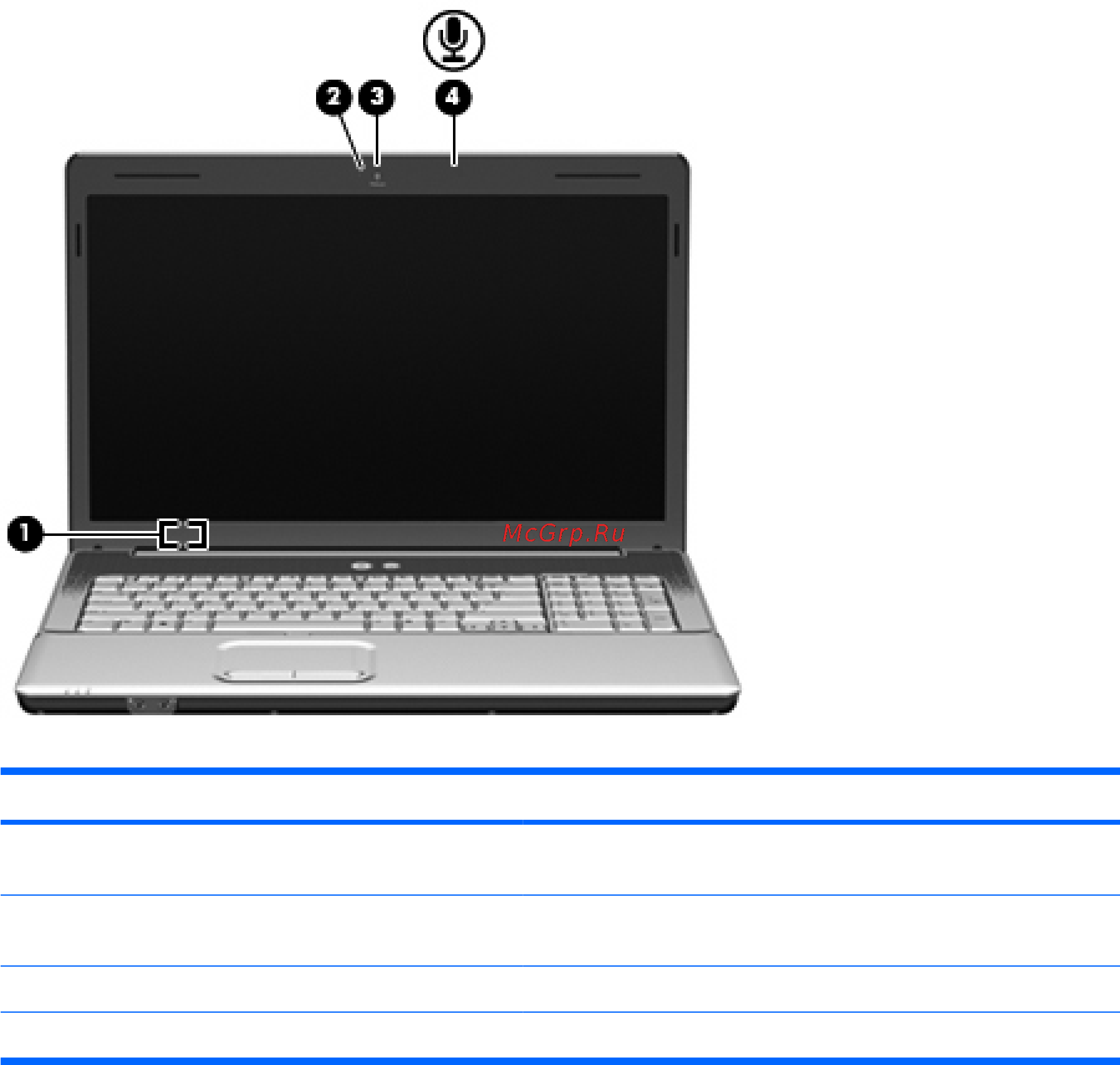 Compaq Presario CQ71-100 [19/26] Компоненты экрана