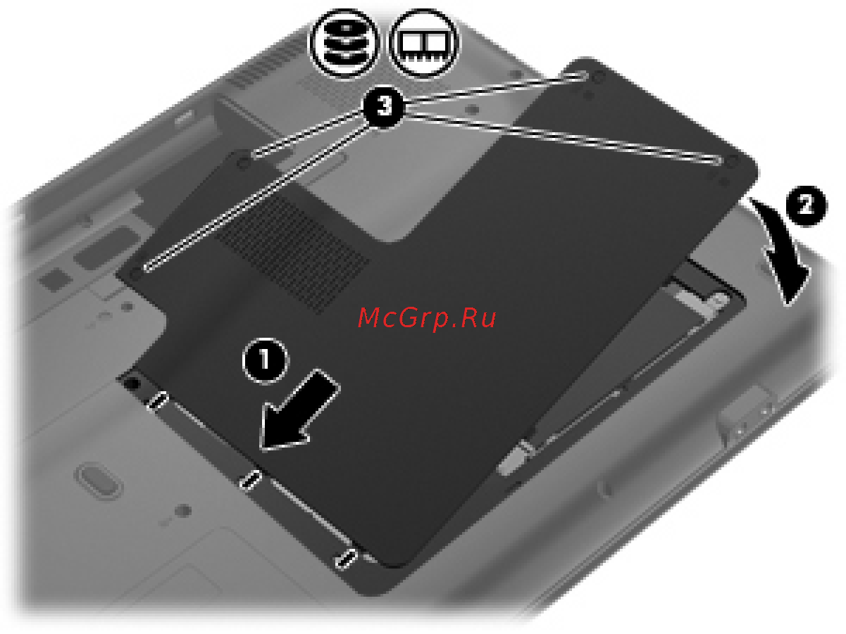 Compaq Presario CQ71-210SR Модули памяти - Windows Vista онлайн [8/10] 123177