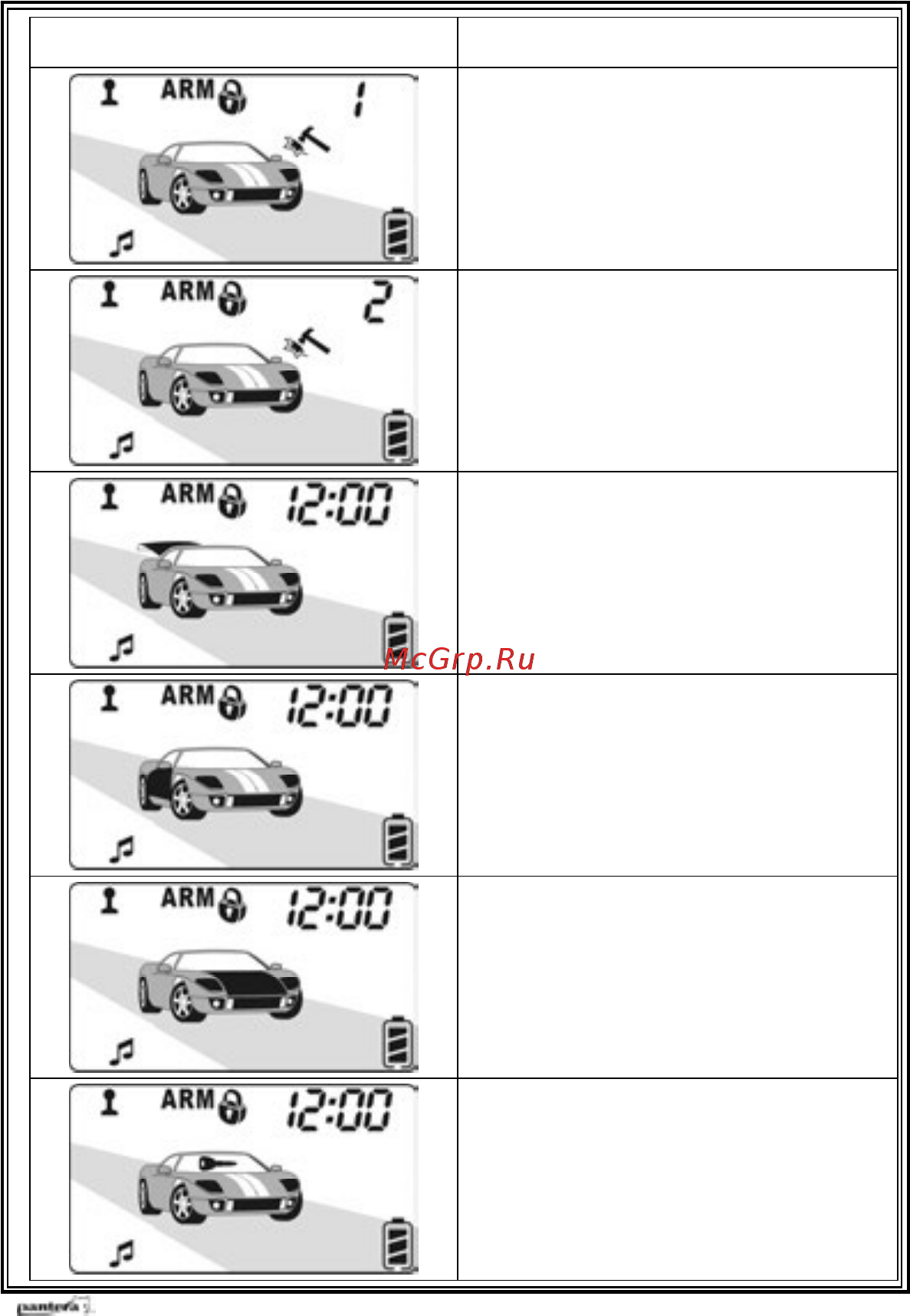 Pantera slk-775rs duble dialog Инструкция по эксплуатации онлайн [13/88] 123245