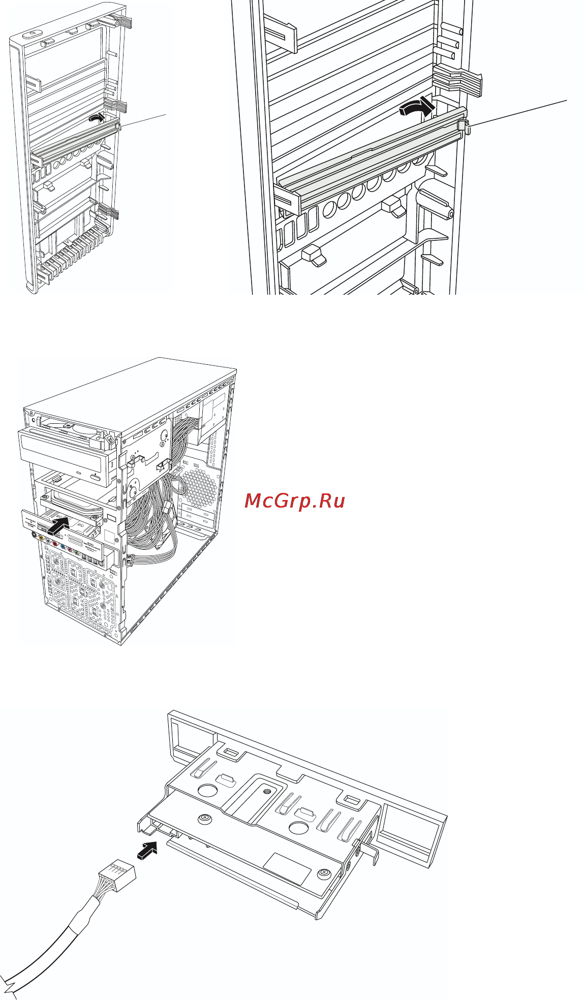 Compaq Presario SG3501RU [18/28] Добавление или замена считывателя карт памяти
